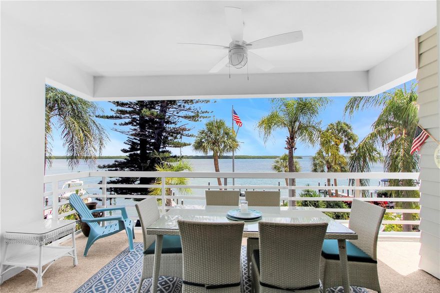 Bring your boat to Longboat Key. Fully furnished second floor corner unit with boat dock and stunning views of the Sarasota Bay in beautiful Harbor Villa Club. This beautifully renovated 2-bedroom, 2-bathroom condo is an incredible opportunity to live right on the Sarasota bay with 180 degree breathtaking water views. This single level, corner unit has plenty of natural light and has been updated with features such brand new laminate flooring, large Italian-style shower and contemporary light fixtures. Enjoy other features such as an open kitchen, granite countertops and wet bar. Enjoy the large corner patio, perfect for outdoor dining/ breakfast with water views of the bay, pool and boat docks. This location offers a unique lifestyle and is walkable to the beach (15 min) or 5 min by driving. Harbor Villa Club is one of Longboat Key best kept secrets, with 7 days minimum rental, elevators, tennis courts and a large heated pool & spa. This is an absolute must see with wow factor.
