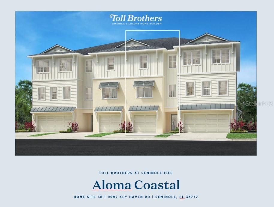 Under Construction. Welcome to this exquisite townhome where luxury meets convenience and every detail has been thoughtfully designed. Featuring 3 spacious bedrooms, 2.5 baths, and designer-appointed finishes throughout, this home offers the perfect blend of comfort and sophistication. Step inside to an open-concept floor plan with soaring ceilings and elegant 8-foot doors, creating a grand and inviting atmosphere. The second floor screened-in balcony and the primary bedroom both featuring serene views of the Long Bayou — the perfect backdrop for morning coffee or evening relaxation. The gourmet kitchen is a chef’s dream, complete with a cooktop-ready layout, built-in wall oven and microwave, and a convenient adjacent powder room. Also on the second floor is a dedicated office space, ideal for working from home or customizing to your lifestyle needs. Upstairs on the third floor, you’ll find two cozy secondary bedrooms tucked away for privacy, along with a versatile loft area offering additional living or entertainment space. The expansive primary suite overlooks the bayou, creating a tranquil retreat to unwind. Enjoy the spa-like bathroom featuring dual sinks, a large walk-in shower, and a spacious walk-in closet. This vibrant community offers resort-style amenities, including a fitness center, heated pool, scenic walking trails, a fire pit, a dock, and a kayak launch — ideal for the outdoor enthusiast. HOA-maintained landscaping ensures low-maintenance living, giving you more time to enjoy it all. All of this is located less than 15 minutes from pristine Gulf beaches, making it the perfect balance of coastal living and modern luxury.
Don’t miss your opportunity to own this stunning home, schedule your private showing today!