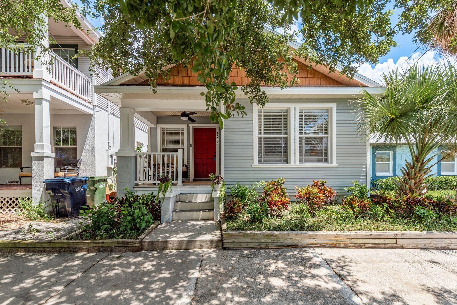 Under contract-accepting backup offers. Welcome to this beautifully remodeled three-bedroom, two-bathroom home in the heart of Tampa, offering the perfect blend of contemporary construction and historic charm. Fully updated in 2024 - 2025, this home features a brand-new roof (2024), luxury wood-look vinyl plank flooring throughout, and an open floor plan with vaulted ceilings that create a spacious, light-filled atmosphere. The all-new kitchen is a chef’s dream, showcasing granite countertops, stainless steel appliances, a breakfast bar for casual dining, and an abundance of new cabinetry for storage and organization. The primary suite is generously sized and includes a large walk-in closet with built-in organizers, as well as an updated, private en suite bathroom featuring a double sink vanity, new light fixture, and a newly tiled stand-up shower with glass enclosure. Two additional bedrooms offer plenty of space and share a fully updated bathroom with new flooring, vanity, mirror, lighting, and more. The home also includes an indoor laundry room for added convenience. Step outside to enjoy the fenced backyard - perfect for grilling, entertaining, or simply relaxing in the Florida sunshine. Parking is available with a rear parking pad accessed by alley, along with additional street parking in front of the home. This prime location places you just 1.4 miles from Armature Works and Downtown Tampa/Sparkman Wharf, two miles from Hyde Park Village, and only 4.6 miles from Tampa International Airport. Enjoy easy access to top dining, shopping, entertainment, and neighboring activities- making this an incredible opportunity to live the vibrant Tampa lifestyle.