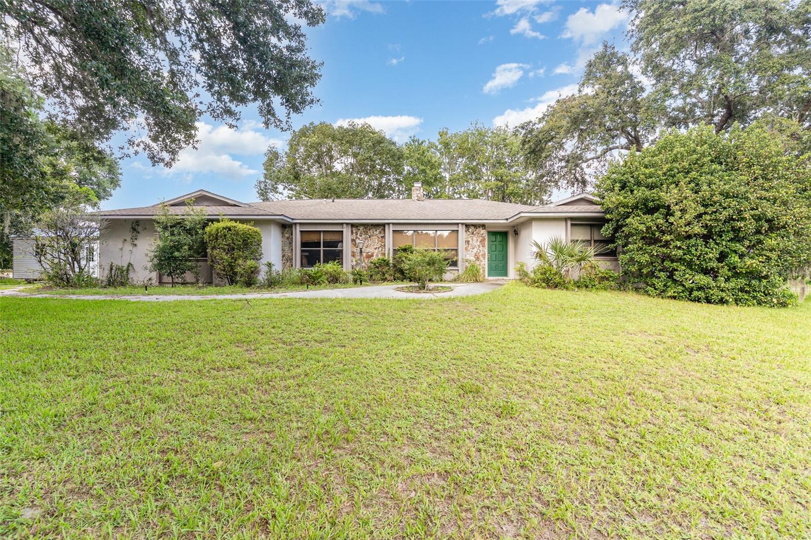 Spacious 3-Bedroom Home on 1 Acre – No HOA, No Flood Zone, No CDD Fees! Welcome to this beautifully maintained 3-bedroom, 2-bathroom home nestled on a desirable 1-acre corner lot in the sought-after Inverness community. Boasting 2,280 square feet of comfortable living space, this property offers the perfect blend of privacy, functionality, and charm. Step inside to discover a bright and airy layout featuring a bonus Florida room—perfect for a home office, playroom, or extra entertainment space. The home also includes a spacious 2-car garage, ideal for vehicles and additional storage. The roof is only 6 years old and the AC unit is less than 2 years. A standout feature is the 16x30 shed/workshop, complete with a generator transfer switch—ideal for hobbyists, storage, or DIY projects. Whether you're looking for room to grow or a quiet retreat, this property checks all the boxes. Don't miss your chance to own a move-in-ready home in a prime location with plenty of outdoor space and endless possibilities. Schedule your private showing today and picture yourself living in this inviting and versatile Inverness gem!