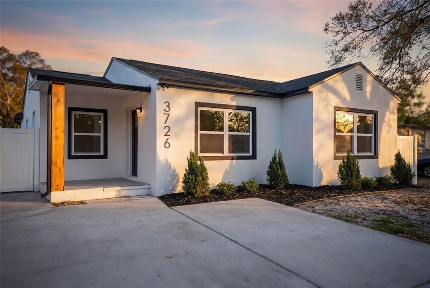 One or more photo(s) has been virtually staged. If you are looking for a Move in Ready, Professionally Renovated Home- Look no Further. This is a Fantastic opportunity to own a Centrally located Home near Shops, Dining, Entertainment, between the Gulf Beaches and Vibrant Downtown St. Pete. . Beautiful Open Floor Plan. The kitchen is fully renovated equipped with brand new Stainless Steel Appliances, New Soft Close Kitchen Cabinets. Beautiful Quartz Counter Tops. Awesome updated details from door knobs to light fixtures and ceiling fans. Renovated Bathrooms with shower glass enclosures and doors. Water resistant premium vinyl wood like floors, New Roof. Brand New Windows. New AC and Water Heater. Enjoy the Spacious backyard enclosed by a new white vinyl fence large enough for entertaining, and a back open deck to enjoy tranquil mornings and restful evenings. You are going to love it! Make this your home before is too late!