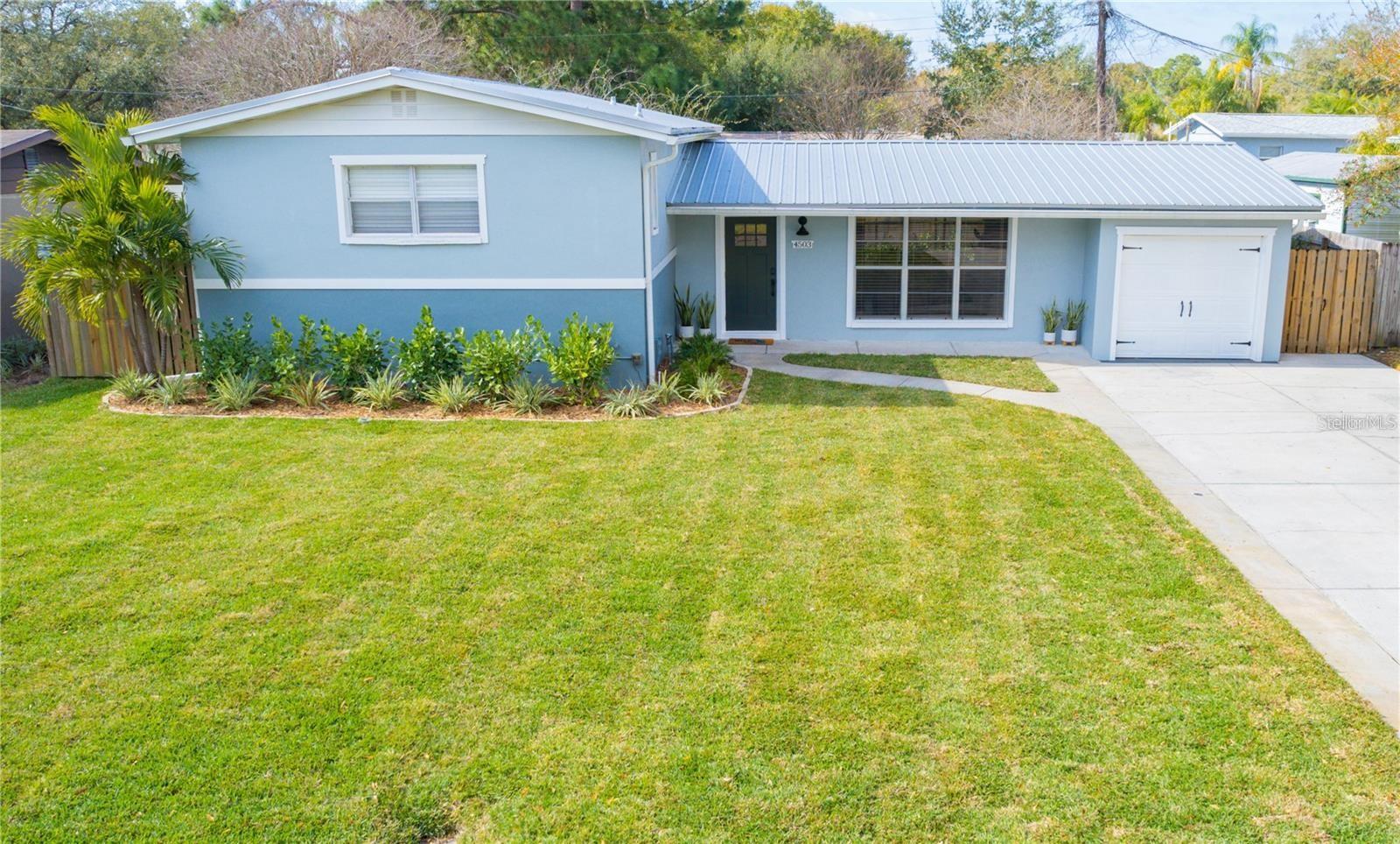 Beautifully renovated home situated in South Tampa, known for its vibrant and desirable living experience. High and dry, no damage from recent storms! Residents can enjoy the proximity to various entertainment options, restaurants, shopping centers, and recreational activities. This central location offers easy access to various amenities and attractions in the area including Downtown Tampa/Water Street, Downtown St. Pete, Airports, Hyde Park, Midtown, Armature, MacDill Air Force Base, and the Westshore Marina District. The home offers 3 bedrooms and 2 bathrooms, making it suitable for families or individuals who need some extra space. The split-level design enhances the layout's appeal, and it features an open floor plan that promotes connectivity and is great for entertaining guests. The property includes an oversized fully fenced lot, which provides privacy and security. The outdoor space features a screened-in porch, an open lanai, and a spacious backyard. These outdoor areas highlight opportunities for relaxation, outdoor dining, and enjoying the Florida lifestyle. Whether you're looking for a home close to work, entertainment, or outdoor activities, this property provides a convenient and comfortable living experience. If you're interested in this property, it's a good idea to inquire for more details, including pricing and availability.