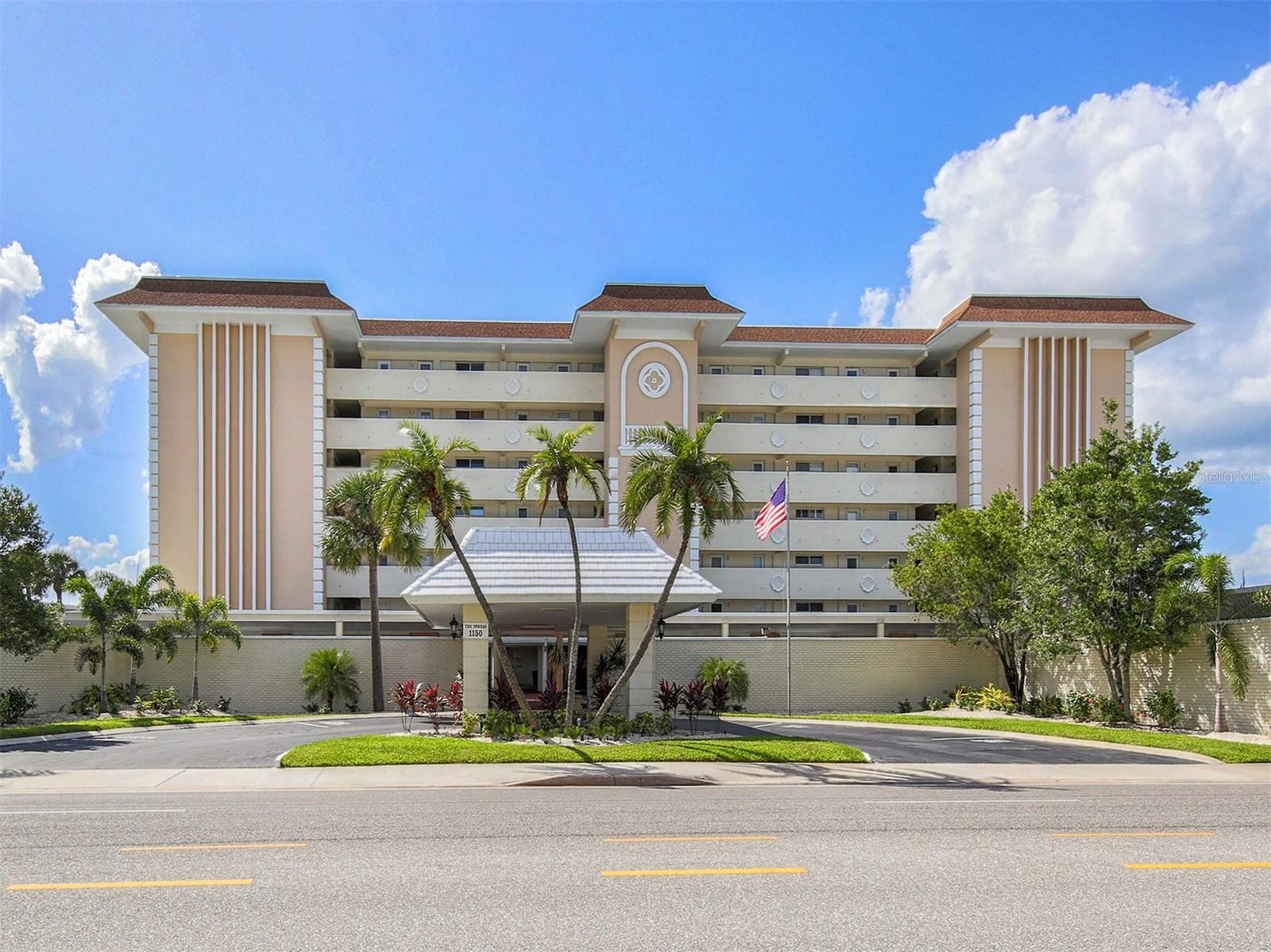 Look at this upscale coastal beachfront condominium offering direct Gulf and Roberts Bay views! Relax by The Towers Gulf-front pool or on the beach near your private beach gate. This condominium offers a primary bedroom with Gulf views, sliding glass doors to your 28-foot lanai where you can sit and enjoy the Gulf waves, walk-in closet, ceiling fan, updated bath with a stall shower, a second bedroom with a second full attached, walk-in closet, ceiling fan and views of Roberts Bay. Great room with direct southern Gulf views, sliding glass doors out to the lanai where you can have breakfast, lunch or dinners, updated kitchen with extra cabinets and a second entry door out to the walkway. Newer appliances, private washer and dryer in your condominium and six additional community laundry rooms around the building. Brand New AirHandler/Furnace & Air Conditioning Units June 2025. This elegant building offers a newly remodeled community room with full kitchen for your private parties, TV, game tables for playing cards or games with your friends, book exchange, sliding glass doors out to common grounds and saltwater pool, two separate dual full baths with showers off the pool grounds, barbecue grill, lounge chairs, table, chairs, poolside umbrellas, beach showers, bike rack, canoe and kayak rack, and private indoor mailbox area. This complex is about halfway between Venice Public Beach where you can do yoga and the fishing jetty/inlet to Roberts Bay, behind your condominium. Enjoy a great walk on the beach. Right across the street from The Towers is the Freedom Boat Club, Venice Yacht Club and Pelican Bay, where you can rent available boat slips for your boat. The Towers is one of the few pet-friendly buildings. Private storage cage, 5-by-4-foot at end of the hall by the elevator to lock personal items, bikes and more. The fact management budgets years in advance for their updates is amazing. Over the years, The Towers complex has been known as one of the well-maintained complexes in the area. Walk to or ride a mile to downtown Venice to experience boutique shopping, entertainment and dining, and tennis courts. This condominium is offered turnkey with everything in it that you see. Do not miss the calming sunsets from this incredible complex. All (12) additional documents are on line; The Towers 2025 Budget, The Towers Rules & Regs, The Towers Welcome Package, The Towers Sales Application, fees & time frames, The Towers Amended & Restated Declaration, The Towers Amended & Restated Articles of Incorporation, The Towers Owners Waiver of Fire Sprinklers, The Towers Structural Integrity Reserve Study (02-18-2025), The Towers Milestone Inspection Report ( 01-28-25), The Towers Capital Reserve Study (03-11-25), The Towers Wind Mitigation Report, The Towers Elevation Certificate. Subject to Probate Court Approval.