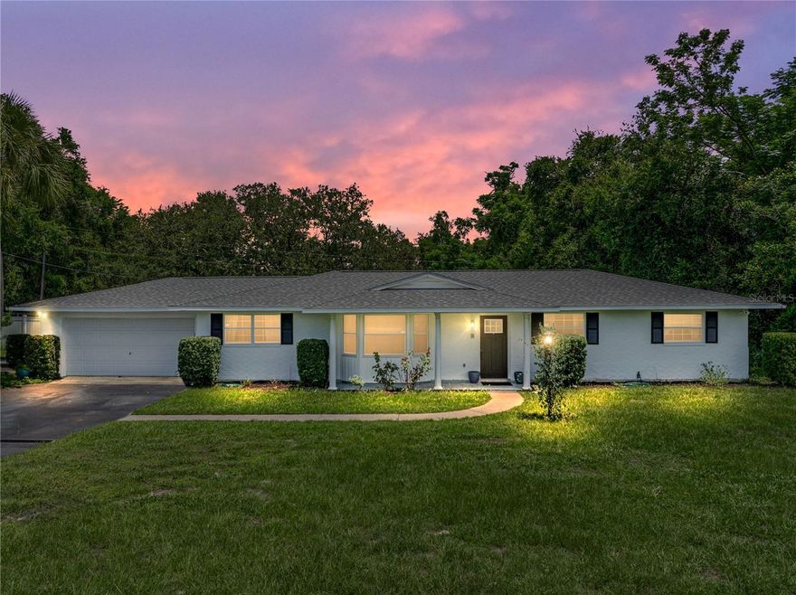 Rare opportunity in Fruitland Park! This unique property features two separate homes on one lot—ideal for multi-generational living or rental income. The main home is approx. 1,900 sq ft and the second home is approx. 1,000 sq ft, both with brand-new roofs and fresh exterior paint. Enjoy a private in-ground heated pool with new vinyl liner and updated pool equipment, perfect for year-round enjoyment. A new vinyl fence offers added privacy, while the beautifully maintained grounds provide space for relaxation or entertaining. The guest home features new flooring and fully renovated bathrooms—ideal as an in-law suite, rental unit, or guest quarters. The dwellings share a well but have separate septic tanks. New Pool Heater and Pump (2023) New Pool Liner (November 2024) Expanded Pool Patio (2023), New Roofs (2025) Vinyl Fencing (2023) New Luxury Vinyl Flooring in Guest House (2025) TWO Newly Renovated Bathrooms in Guest House (2025) and two oversized storage sheds that would be perfect for storing your outside toys! Located in central Florida, this home offers convenient access to Tampa, Orlando, and nearby lakes, nature preserves, and fishing spots—all while maintaining a peaceful residential setting. Don't miss this one-of-a-kind property—ideal for extended families, investors, or those looking for flexible living options!