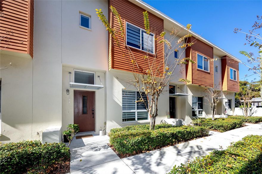 Experience urban St. Petersburg living just blocks from the vibrant waterfront while enjoying the privacy and comfort of a thoughtfully updated 2 bedroom, 2 bath home. This residence blends classic architectural character with modern enhancements, including brand-new flooring and removing all the carpet and fresh interior paint throughout.

The open-concept main living area is bright and inviting with modern polished concrete, showcasing the open concept kitchen appointed with stainless appliances, quartz countertops, and generous storage. Bedrooms are well-proportioned and offer flexibility for guest accommodations, remote work, or hobbies. Master bedroom has a large walk in closet! Updated bathrooms feature contemporary finishes that complement the home’s clean, modern aesthetic. Washer dryer are right next to the bedrooms and bathrooms.

Outside, the property offers a low-maintenance yard and a private outdoor space ideal for casual entertaining, gardening, or al fresco dining. Reserved off-street parking adds everyday convenience (spot 14).

Positioned within minutes of renowned restaurants, the arts district, waterfront attractions, parks, and major commuter routes, the home delivers an exceptional blend of neighborhood charm and urban access. Whether as a primary residence or investment, this home presents a compelling opportunity in one of St. Petersburg’s most desirable corridors.