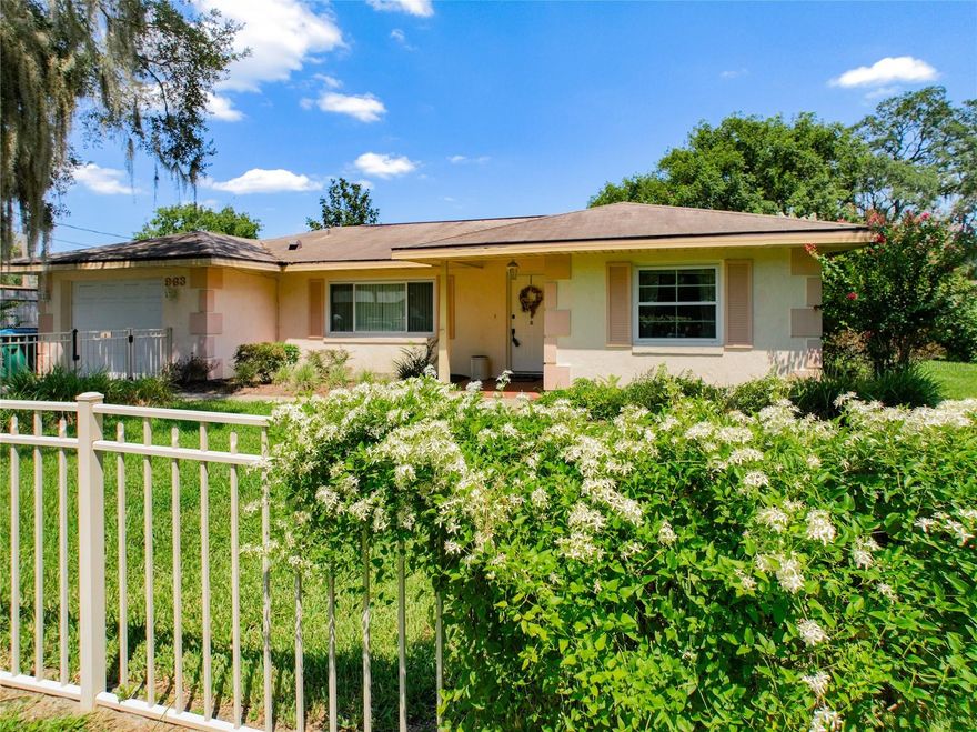 HIGH AND DRY! Located just 1/2 mile from the Longwood SunRail Station. Don’t miss your opportunity to own this property that is being split into 3 properties! Located in the heart of Longwood Florida the 6 Commercial lots have 309 foot of frontage on Ronald Reagan Blvd with 12,000 cars passing by daily. Allowed possible uses include Medical, Dental, General Offices, Restaurant, Professional, Personal Services, Live Work Units, Townhomes or a Daycare. There is a two bedroom two bath Block home with a BRAND NEW ROOF at 963 2nd Street and has updated dual pane windows, Stainless Steel appliances and a beautiful Florida room. This home also has an irrigation system for the front & back yard.  There is also a shallow well for irrigating the commercial property. The third property is a BUILDABLE LOT that is 81x120 Feet on 2nd street. Verify with the City of Longwood Planning Dept. for future uses.
