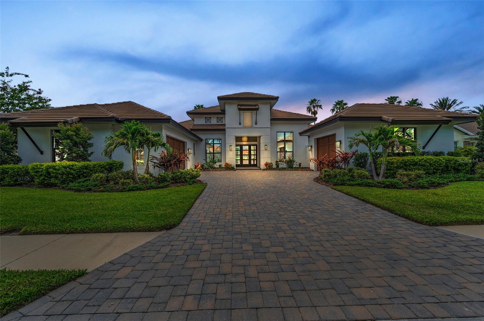 Welcome to this Luxury custom-built Arthur Rutenberg home located in Champions Club-Trinity. Beauty awaits you when you enter this Newly Constructed masterpiece with almost 3900 SF of living space including 4 Bedrooms, Den/Office, 4 Bathrooms, Spacious Great Room, Dining, Bonus/Media Room, Private Courtyard off of Master Bedroom, Pool with Spa, Oversized Double Lanai, and Oversized 3 Car Garage. Just some of this home's finer features include: Award Winning Kingston Floor Plan, Tray/coffered ceiling in office/master bedroom/entry foyer/and kitchen, Crown Molding, Tile and Wood Flooring, Gourmet Kitchen with Upgraded Stainless Steel Appliances, Upgraded Cabinets, Quartz Counter Tops, Walk in Hidden Pantry with refrigerator, Oversized Owner’s Suite with 2 custom walk-in Closets, ensuite bathroom with Marble Flooring, Double Sinks with Granite Countertops, walk-in tiled Shower, and Garden Tub, 3 Oversized Guest Bedrooms with walk-in Closets. Outdoor Pool with sun shelf, Pavered Lanai, Outdoor Kitchen, Upgraded Landscaping and Outdoor Lighting package, Upgraded Fans and Light Fixtures, Hurricane Impact Windows, Upgraded Window Treatments/Plantation Shutters, Central Vac, 2 Tankless Water Heaters, Water Softener, Open Floor Plan great for entertaining, and much more! Near shopping, top-rated schools, restaurants, medical, and expressway to Tampa. This amazing home is located in Champions Club, a private, gated community featuring: Clubhouse, Tennis, Fitness Center, Resort-style Pool & Spa, and community only Activities. Schedule your private showing today!
