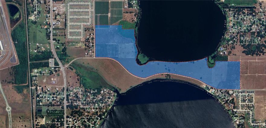 Gapway Lakes Masterplan is a 168-acre mixed-use development located in the city of Auburndale, Florida. The property is situated between two lakes, Lake Juliana and Lake Arietta, and has about 1 mile of lake frontage on Lake Juliana. The property’s location is just south of Interstate-4. It’s flanked to the west by the Polk Parkway and County Road 559 to the east. It is conveniently located near Florida Polytechnic University and the DOT SunTrax testing facility. This property sits in an overlay zoning district, called the “Lakes District”, which allows for a mixture of densities and uses across the entire acreage. In addition, the Lakes District allows for the transfer of densities from one parcel to another. There are 8 total parcels included in this assemblage.