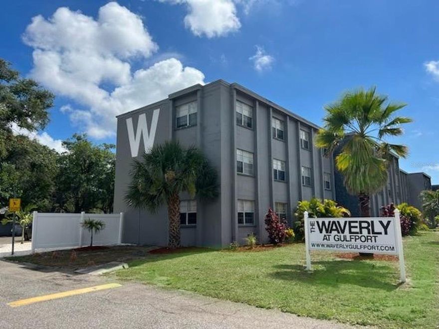 Welcome to The Waverly at Gulfport!! This property has been completely renovated with multiple updates to include exterior painting, lighting, landscaping, and more!!

Large 1 bedroom apartment home now available. Rental price does not include a monthly charge for water, sewer, trash and parking.

Do not miss out on the opportunity to live in one of St. Petersburg's fastest growing communities!

Call us today to schedule a private tour!