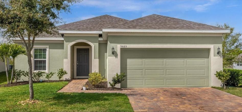 Welcome to 9665 Early Loop, Groveland, FL located in the desirable Cypress Oaks community!
This beautifully maintained 4-bedroom, 2-bathroom home was built in 2019 and offers 1,709 sq ft of open-concept living space. The home features a modern kitchen with granite countertops, stainless steel appliances, breakfast bar, and a spacious pantry. The kitchen flows seamlessly into the main living area, creating an ideal space for entertaining. The split floor plan offers privacy, with the owner’s suite separated from the secondary bedrooms. Enjoy the Florida lifestyle with access to community amenities, including a pool, park, and playground. Located just minutes from downtown Clermont, major highways, shopping, and schools, this home is a perfect blend of comfort and convenience. Schedule your private showing today!