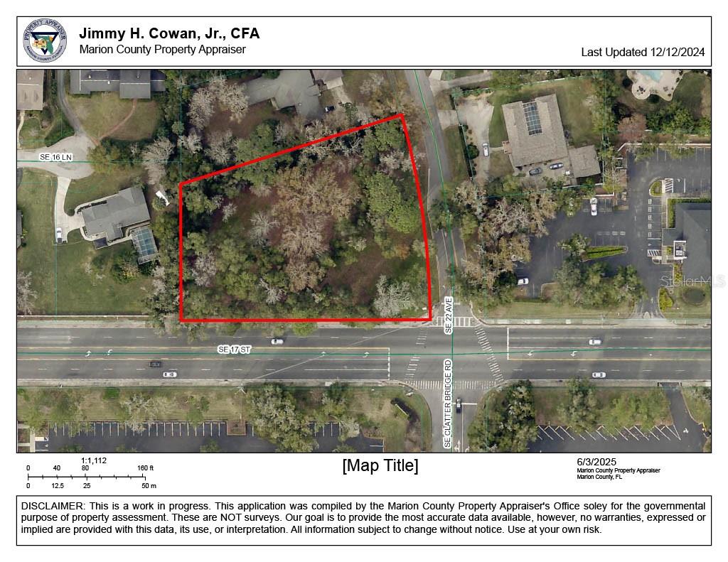 Prime commercial opportunity in the heart of Ocala! This 1.29-acre corner lot is ideally positioned at the signalized intersection of SE 17th Street and SE 22nd Avenue—one of the most highly traveled corridors in the area. Zoned PD, the property offers flexibility for a range of uses including professional services, office, and medical. A preliminary site plan outlines potential for two 4,700 square foot buildings (subject to review), or alternatively, the site could be configured to accommodate up to 9,400 square feet of office or medical space. With exceptional visibility and access, this high-traffic location boasts daily vehicle counts exceeding 33,000 (FDOT 2023), ensuring maximum exposure for future development.