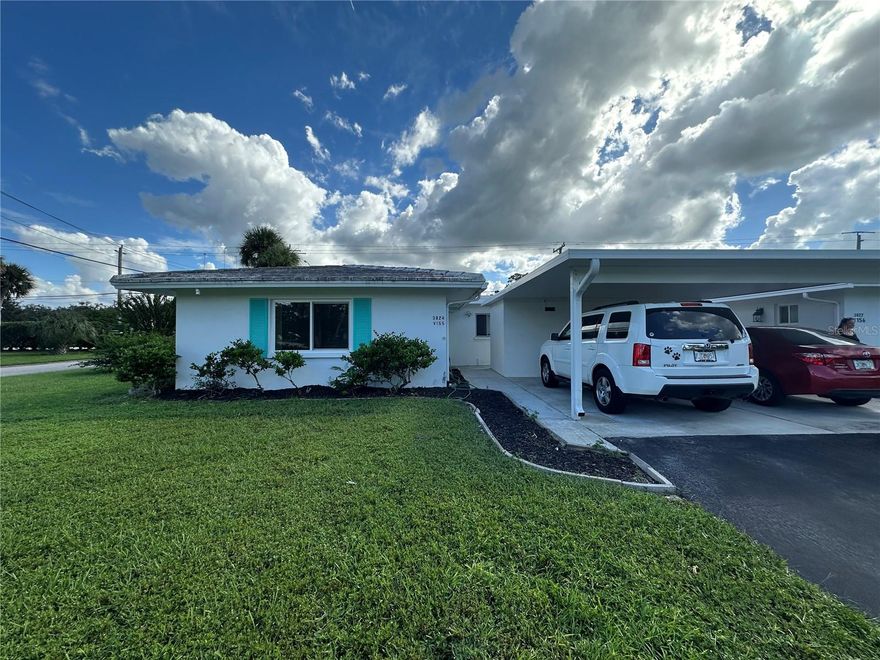 Prime Sarasota Location that can’t be beat! This well-built all block villa is perfectly situated near the entrance of The Meadows off 17 st , offering one of Sarasota’s most desirable and still affordable addresses convenient to UTC as well as downtown Sarasota.
Featuring a spacious open floor plan, this two-bedroom home includes a large living area, a generous dining room, and a private outdoor BBQ patio—perfect for entertaining or relaxing. The property offers a one-car carport with additional tandem parking, plus a secure storage area ideal for bicycles, holiday décor, and more. A full-size washer and dryer are included with the sale.
Enjoy peace of mind with low HOA fees that cover all exterior maintenance, including roof replacement when due. The home features newer stainless steel appliances, an updated bathroom, and quotes available for a brand-new kitchen (including cabinets and solid surface countertops) all under 10k.
With a fresh coat of paint, this villa is ready to shine—offering the perfect opportunity to make it your Sarasota retreat in an unbeatable location.