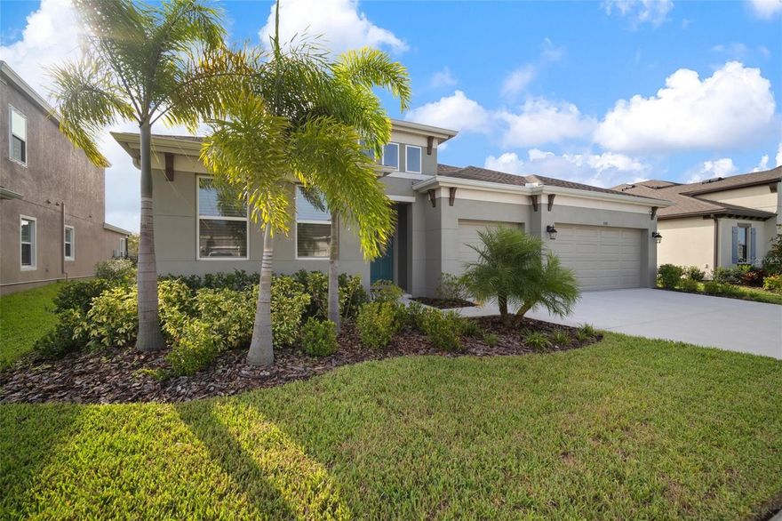 Waterset is a beautiful, master planned, amenity packed community in the heart of of vibrant Apollo Beach! Enjoy resort like amenities such as multiple pools (with a humongous water slide!), gyms, miles and miles of walking & Running trails, sand volleyball, basketball, tennis, pickleball and our very own coffee shop/cafe. Waterset is living that sought after Florida lifestyle in Paradise and this home is an incredible value! You must see this spacious, open floorplan with the magnificent HUGE sliding glass doors that open onto your very own lanai! Let your inner chef escape in the luxurious upgraded kitchen. There is also plenty of room for your vehicles AND toys in the spacious 3 car garage. Don't let this one get away, make your private showing appointment today!