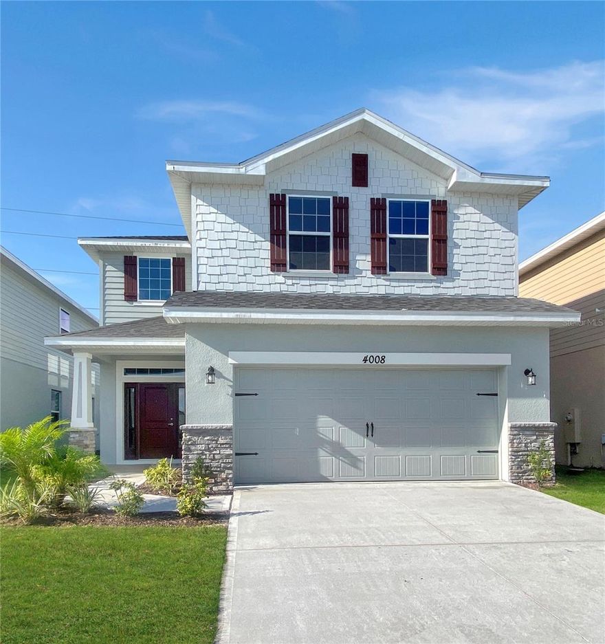 Move-in ready! NO CDD ! Low HOA. 4.99% FIXED INTEREST AND UP $10,000 FLEX CASH!!! CLOSING COSTS PAID WITH OUR PREFERRED LENDERS!!! ONLY $1,000 TO RESERVE. We give you uniquely 10 years bonded builder structural warranty included in the price. 4 bedrooms, 2.5 bathrooms (2,405 sq ft). Mater bedroom comes with a huge walk in closet and spacious bathroom.  Generous loft on the second floor that can be used to fit other family's needs. Definitely you will not be in disagreement with so much space for everyone!!! Cabinets with crown molding, high-quality granite. Stainless steel appliances, elegant light fixtures, ceiling fans in the living room and master bedroom, IN-WALL Taexx pest control system included and more … We wrapped the home with 5 1/4 " baseboard, modern doors, brushed nickel fixtures, light fixtures and LED lights. Beautiful modern home with an open concept and LOT OF CHARACTER, that's our difference from others.  HOA only $68 @ month includes pool and pet park. Don't wait too long, this one goes fast!!! Make your appointment today. SE HABLA ESPANOL.