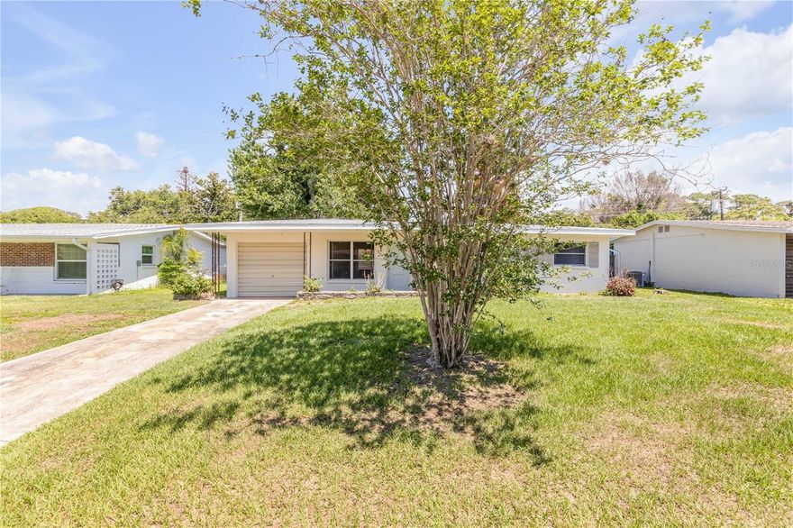 Welcome home to this beautifully updated 3-bedroom, 1.5-bath concrete block home located in a quiet, established neighborhood in the heart of South Daytona. This move-in ready property combines modern upgrades, timeless charm, and flexible living space buyers are searching for. Inside, you’ll find stunning terrazzo floors throughout, adding both character and durability. The brand-new kitchen features updated cabinetry, new appliances, countertops, and a gorgeous tile backsplash that creates a clean, modern feel. A spacious bonus room offers endless possibilities and can easily function as a home office, playroom, gym, hobby space, or potential 4th bedroom conversion. The dedicated laundry room adds extra convenience and storage. Other updates include NEW ROOF, sofits and updated electrical panel completed in 2026, providing added peace of mind for future homeowners. The property has remained high and dry with no flooding. Centrally located just minutes from shopping, dining, parks, schools, beach,  this home offers the perfect balance of convenience and privacy. Whether you’re a first-time homebuyer, downsizing, or looking for a great Florida investment property, this home checks all the boxes. Schedule your private showing today. Some photos have been virtually staged. Furniture and décor shown are for illustrative purposes only.