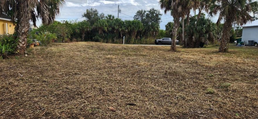 This exceptional vacant lot in GULF COVE offers a rare opportunity to own 40 feet of coveted SALTWATER FRONTAGE with a concrete seawall, just off the MYAKKA RIVER without the premium price tag typically associated with waterfront properties. Perfectly positioned in a serene and picturesque setting, this parcel provides ample space to build your dream home complete with a room for a pool, allowing you to fully embrace the coastal lifestyle.

Surrounded by beautifully designed homes, the neighborhood reflects a strong sense of community and quality living. The saltwater frontage not only offers stunning river views but also direct access to boating, fishing, and other water activities, making it an ideal spot for outdoor enthusiasts.

This lot stands out as an affordable gateway to waterfront living in Gulf Cove, combining natural beauty, privacy, and convenience. Whether you’re looking to build a peaceful retreat or a vibrant family home, this property presents a unique chance to enjoy saltwater living without paying the high prices usually demanded for such prime locations. Gulf Cove offers an optional HOA that includes a COMMUNITY BOAT RAMP and park. Don’t miss this rare find to create your perfect waterfront haven off the Myakka River.