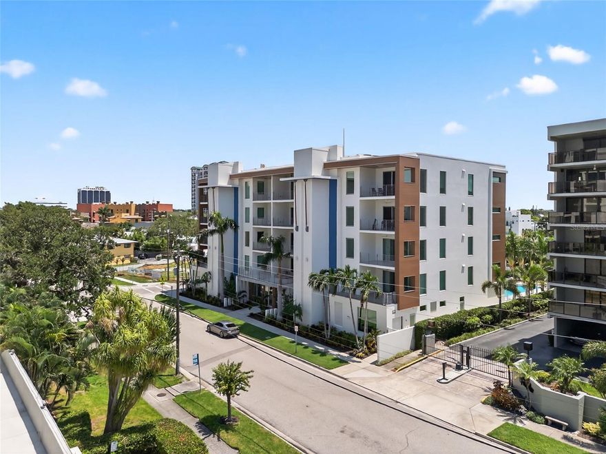 Positioned in the heart of downtown Sarasota, 711 S Palm Avenue offers a rare blend of privacy, scale, and walkability along one of the city’s most desirable streets. Set just moments from the bayfront, marina, and Sarasota’s top dining and cultural destinations, this residence captures the essence of effortless downtown living. The home is thoughtfully designed with a layout that balances everyday comfort and entertaining, featuring light-filled living spaces, well-proportioned rooms, and a seamless connection between indoor and outdoor areas. Expansive windows invite natural light throughout, while carefully considered design elements create a sense of warmth and livability. The kitchen serves as the central gathering space, designed for both function and hosting, with ample storage, quality appliances, and an easy flow into the main living and dining areas. Private bedroom suites provide comfortable retreats, while the primary suite offers a quiet escape with generous proportions and a well-appointed bath. Outdoor spaces are equally inviting, offering room to relax or entertain while enjoying the energy of downtown just beyond. Whether as a full-time residence or seasonal retreat, the property presents a compelling opportunity to own in a location where everything Sarasota has to offer is just outside your door.