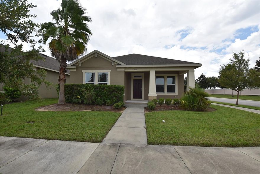 3 Bedroom, 2 Bath Single Family Home, 2 Car Garage, Waterside pointe Community. For Rent at 708 Lake Tarpon Way, Groveland, FL 34736 includes: Range, Refrigerator, Disposal, Central Heat and A/C. Puronics Water Systems.
Gated Community.