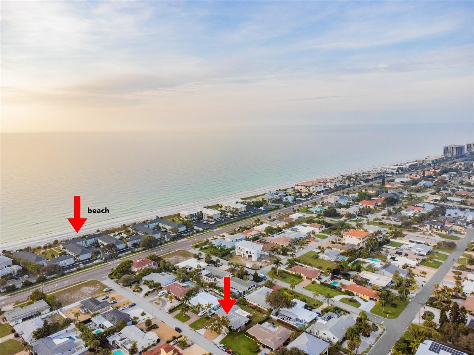 Pristine Belleair Beach Home - This gorgeous 3 bedroom 2 bath 1,717 sf residence has been completely renovated and offers a split floor plan! Beautifully restored dry-diamond-polished terrazzo floors are through out. The semi-open kitchen features white cabinetry, solid surface counter tops and seating. Both bathrooms have been fully renovated. Plantation shutters and HURRICANE WINDOWS in all locations but for the very rear bay of windows. Additional updates and features include new wiring and electrical panel, whole house water purification system, and new interior & exterior painting! Fully fenced. Sprinklers run on reclaimed water. This home is located just STEPS from the 'RESIDENTS ONLY' BEACH ACCESS as well as a park right on the Intracoastal waterway with a FISHING PIER! Belleair Beach is a prestigious and highly sought after neighborhood w/ a private community. THIS IS AN UNFURNISHED RENTAL.