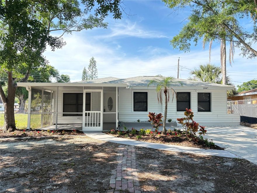 Welcome to this beautifully renovated 3-bedroom, 2-bath single-family home in the heart of Sarasota! Designed with a desirable split floor plan, this home offers the perfect blend of privacy, comfort, and functionality, with spacious living areas ideal for both everyday living and entertaining.
Recent updates include fresh interior and exterior paint, brand-new kitchen appliances, updated bathrooms, new ceiling fans, and new blinds throughout. For added peace of mind, the home also features a complete whole-house re-plumb.
Step outside to relax in the beautiful screened-in lanai, perfect for enjoying Florida’s year-round sunshine. Conveniently located within the Sarasota city limits, this property allows for short-term rentals, making it an excellent opportunity for both homeowners and investors alike. The home is just minutes from downtown Sarasota, the Legacy Trail, shopping, dining, schools, and everyday conveniences, while also offering easy access to Sarasota’s world-famous beaches and everything the area has to offer.
Move-in ready and centrally located, this is Florida living at its best. Schedule your showing today!