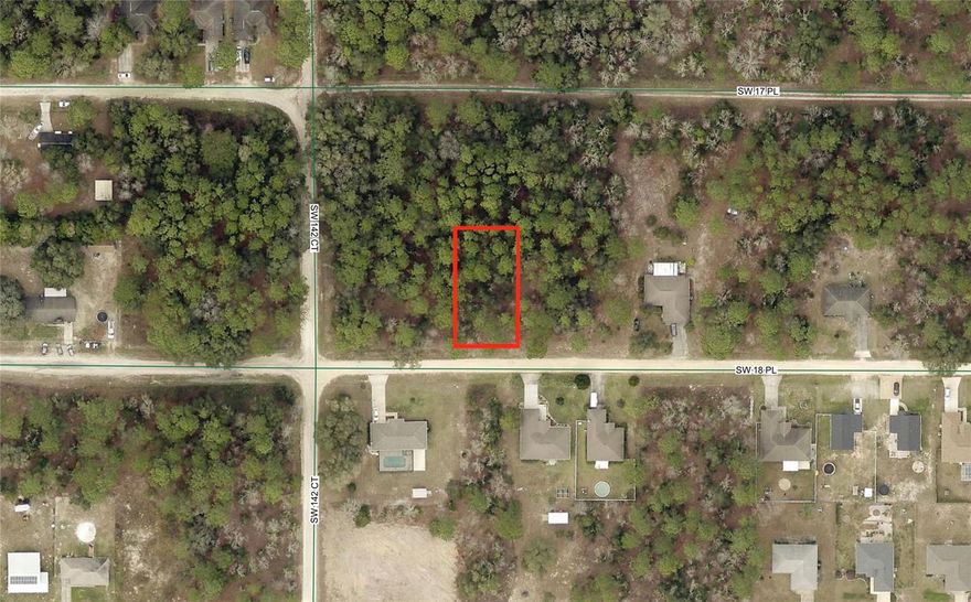 Rainbow Park! Two additional lots next door are also available. Great road quality, and recently cleared of all the underbrush, saving you quite a bit of money and effort. The lot being sold is 0.23 acres, it was recently split from the larger parcel including the two lots to the West, all lots are available if you like. NO flood zone. Have an environmental report for your review showing no endangered animals or issues. Many new construction homes in the area. This property is Marion County PARCEL NUMBER 2001-005-012. No HOA. GPS coordinates to center of property: 29.170595, -82.355317. Enter coordinates into Google or Apple maps for directions. The street address is not official and is just for mapping purposes. No mobile homes are allowed. Near the World Equestrian Center, Rainbow Springs State Park, crystal clear Rainbow River, shopping, and multiple golf courses, all without the busy city feel. Close enough to take a day trip to Crystal River and the beach. Seller has other lots in the same subdivision available, ask for a list. Priced to move quickly. This lot was split off of a larger parcel recently and includes only Lot 12, which is 0.23 acres. As mentioned, the other two lots next to it to the West are also available.