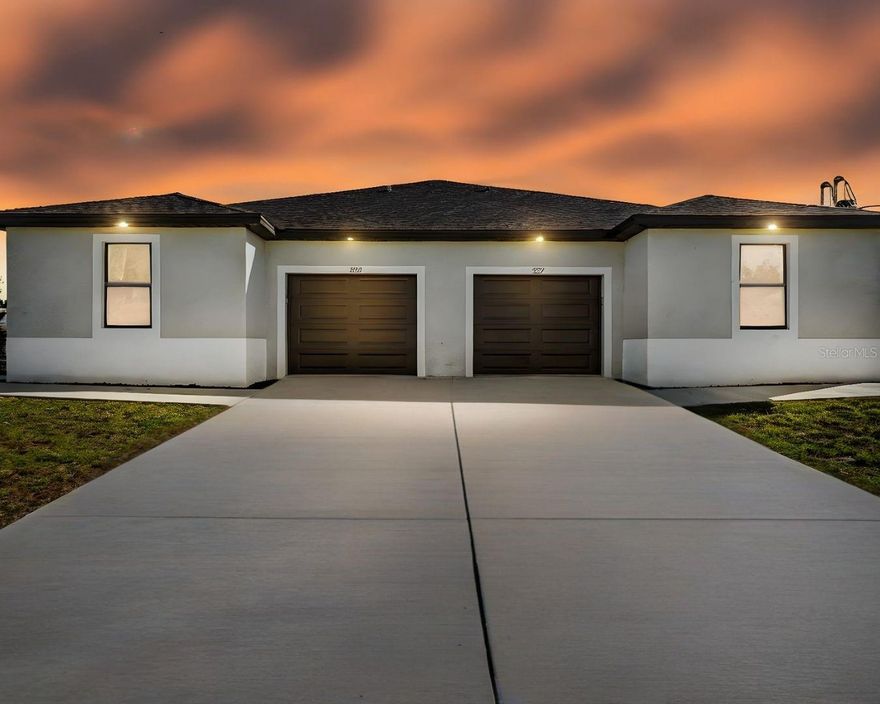 Brand New Construction Duplex – Modern Design & Prime Location and PRICED TO SELL! Experience luxury and functionality in this stunning newly built duplex! Each side features 2 Spacious Bedrooms + a Den, soaring high ceilings, and sleek, modern finishes throughout. Enjoy the convenience of private garages and the added tranquility of a canal-backed lot, providing extra privacy and a beautiful natural view. Perfect for homeowners and investors alike—live in one side and rent the other, or add this exceptional property to your portfolio as a turnkey investment. With excellent layout, quality craftsmanship, and strong income potential, this duplex is a rare find that checks all the boxes! PID 33-44-26-L1-08012.0160