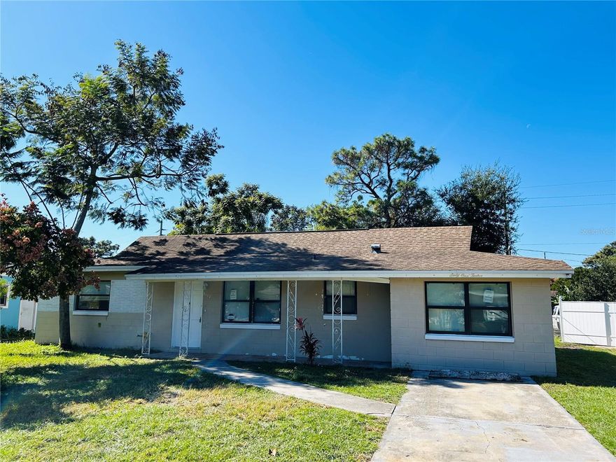 Renovated 4/2 house near Millennia Mall. Ceramic tile flooring throughout, ceiling fans in bedrooms and living room. Washer & dryer included. New kitchen with real wood white shaker cabinets, granite countertops and backsplash and stainless steel appliances. Large backyard with patio and large shed.
