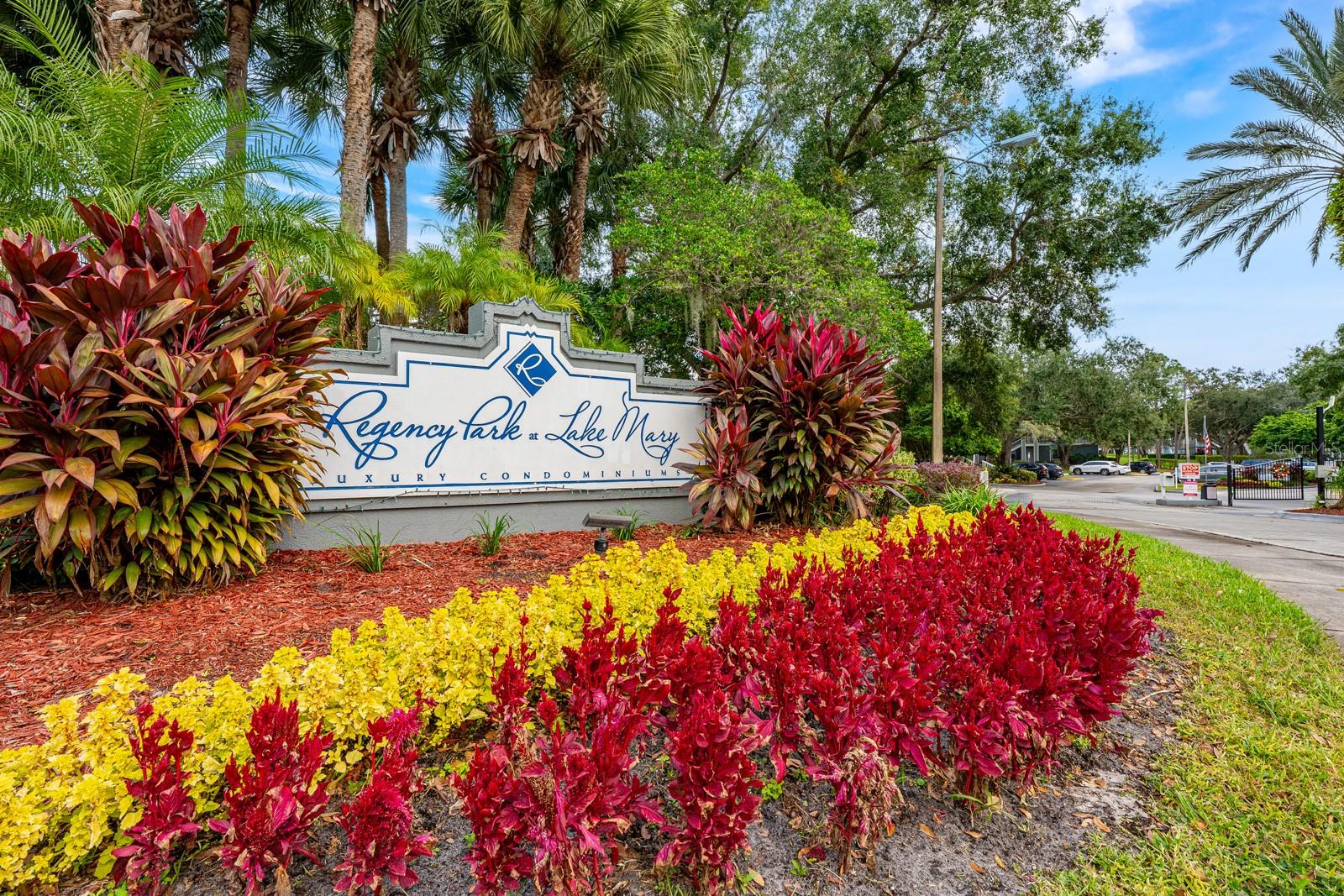 REGENCY PARK AT LAKE MARY A CONDO - Residential