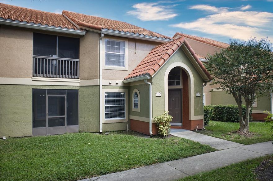 Discover this beautifully renovated 2-bedroom, 2-bathroom condo located on the first floor of the sought-after community of Bella Vista  Lake Condominum in Kissimmee!
This move-in ready unit features brand-new laminate flooring throughout, a spacious open-concept layout with a comfortable living and dining area, and a well-appointed kitchen with ample cabinet space. It's perfect for homeowners or investors seeking a low-maintenance, updated property.
The primary bedroom includes a private bathroom, while the second bedroom is ideal for guests, a home office, or additional family members. Enjoy a screened-in balcony, perfect for relaxing with your morning coffee or unwinding in the evening. Washer and dryer are conveniently located inside the unit.
The gated community offers resort-style amenities including a sparkling pool, fitness center, clubhouse, and playground. Located just minutes from The Loop, Florida’s Turnpike, shopping, dining, and major theme parks.
Don’t miss this amazing opportunity—schedule your private showing today!