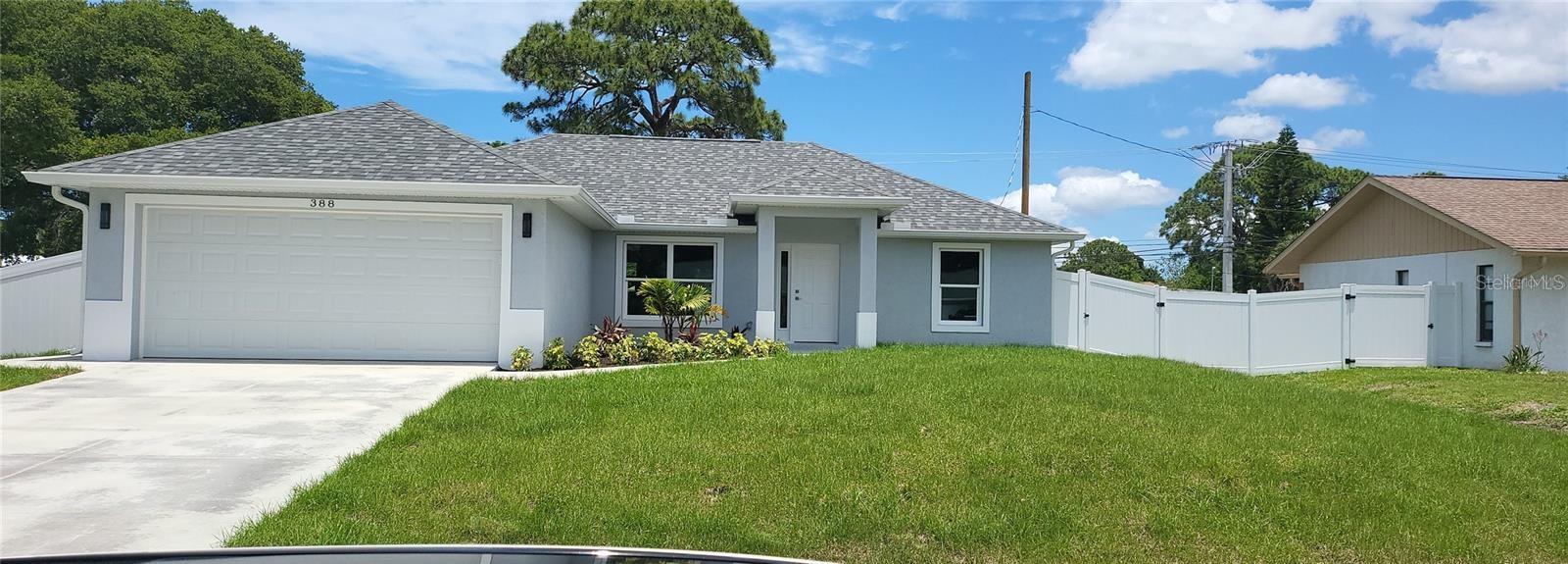 This 2yrs old, 3 bed 2 bath home is ready for you to move in, just bring your furniture, located in a community with no deed restrictions. this home is on county water not well, You can ride your bike to shamrock park where the Legacy trail starts. Close to shopping and our beautiful beaches, This home was impact window and doors