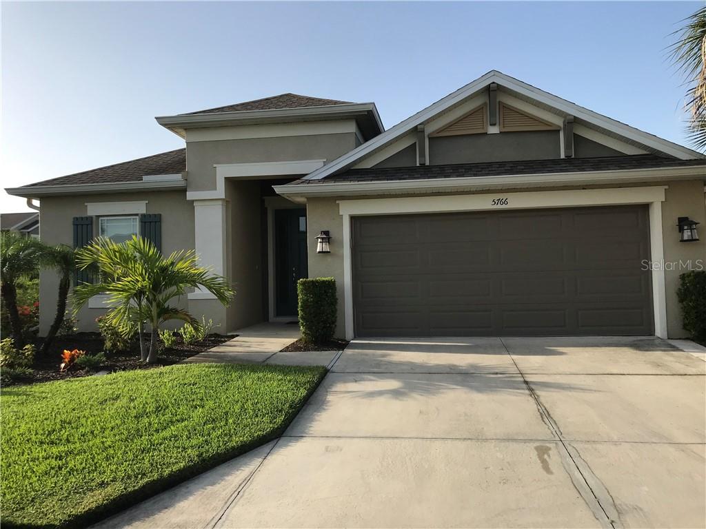 Meticulously kept 3 bedroom plus den/office single family home with 2 car garage .Offered as an Annual Unfurnished. Located in the community friendly Arbor Lakes subdivision in Palmer Ranch. Tile through-out ,high ceilings ,granite and stainless in the Kitchen plus gas stove .A formal dining area, office ,2 bedrooms ,guest bath and laundry are in the front part of the house .The Master is in the back and has his and hers walk-in closets with beautiful ensuite bath complete with 2 vanity areas, soaking tub and large walk-in shower. The Kitchen opens to the large great room which looks out to the screened-in lanai and peaceful backyard. This community is located near shopping ,restaurants and more. Arbor Lakes has a beautiful community pool, hot tub, a large splash park, pavilion grilling area ,fire pit social area ,basketball and volleyball courts a playground and dog park. Pets are welcome with owners discretion Lawn care and pest control are included in the rent.