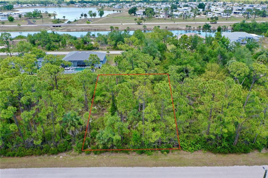 Build your dream home in South Gulf Cove with this premium 80’ x 125’ residential lot, offering high and dry terrain with no wetlands and no protected scrub jay zones to worry about during your building process. Boasting 80 feet of road frontage with a desirable south-facing front exposure, this property ensures excellent natural light orientation for your future custom home and pool area. The property is situated in a rapidly growing, highly sought-after area of the community and is surrounded by beautiful, newly constructed modern homes. Public utilities are readily available with water and sewer located right at the street and electricity nearby, making this site fully build-ready.

While this is a dry lot, it grants you full access to the premier waterfront and outdoor lifestyle that makes South Gulf Cove famous. Boaters will love the convenience of the pristine community public boat ramp, which provides effortless accessibility to launch your vessel. From the ramp, you can cruise directly through the secure neighborhood lock system out into the Myakka River and Charlotte Harbor, giving you a direct pathway all the way to the pristine shores of Boca Grande Beach and the open waters of the Gulf of Mexico. This central location places you just 15 to 20 minutes from the world-class tarpon fishing at Boca Grande and the beautiful sands of the Englewood beach area. For the avid angler, everything from shallow grass flats fishing for snook and redfish to deep offshore wreck fishing for massive red snapper is right at your fingertips.

The community itself is a haven for outdoor enthusiasts, featuring multiple local parks and playgrounds including the beautifully manicured San Domingo Park just moments away, alongside extensive local hiking and walking trails to explore. Avid golfers will appreciate the incredible array of nearby championship courses, offering the ability to play a completely different fairway every single day of the week. Tucked away in a quiet coastal enclave yet highly connected, this property is also only about 25 to 30 minutes from Interstate 75, making commutes to major shopping hubs, dining, and regional airports entirely seamless. Secure this exceptional piece of Southwest Florida paradise today and start designing your future.