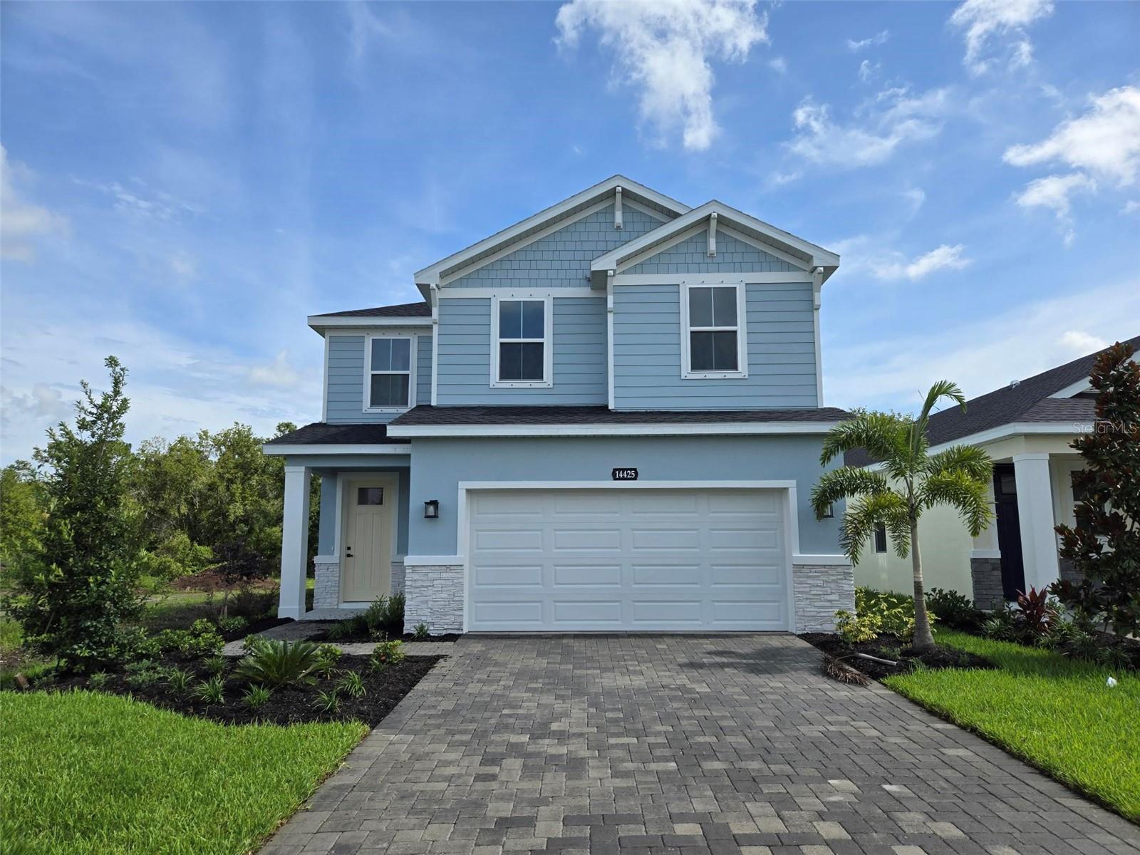Welcome to Avalon Woods at Lakewood Ranch, single-family homes with no CDD and low fees. Your new home will be just minutes from endless options for shopping, dining, entertainment, schools, healthcare, nature, and recreation. Top-rated Manatee County schools. Parks and recreation programs including fitness, youth sports, arts and entertainment. There’s so much to do here! The Bonita delivers efficient two-story living with 1,866 square feet of thoughtfully appointed space. The main level features an open-concept layout. The welcoming foyer flows naturally into the great room, with the powder room discreetly positioned to the side. The kitchen and dining room feature an impressive 8’6” cabinet wrapped island, perfect for casual meals and social gatherings. A spacious walk-in pantry offers abundant storage. The upper level offers comfortable living featuring the owner’s bedroom and bath, two secondary bedrooms, and a fourth bedroom. The owner’s suite showcases an included tray ceiling that addes architectural interest, and the two generous walk-in closets provide abundant storage. The owner’s bath features a thoughtfully designed layout with a compartmentalized water closet for privacy, a convenient linen closet, a shower with built-seat, and a double vanity. All Ryan Homes now include WIFI-enabled garage opener and Ecobee thermostat. **Closing cost assistance is available with use of Builder’s affiliated lender**. DISCLAIMER: Prices, financing, promotion, and offers subject to change without notice. Offer valid on new sales only. See Community Sales and Marketing Representative for details. Promotions cannot be combined with any other offer. All uploaded photos are stock photos of this floor plan. Actual home may differ from photos.