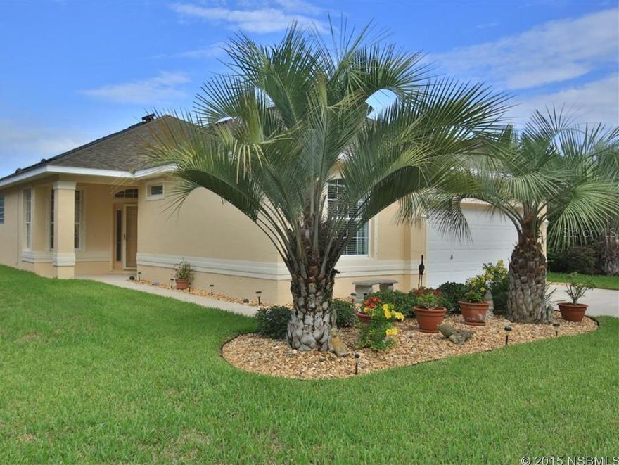 STUNNING, EQUISITE, MODERN ARCHITECTUAL DESIGNS throughout.  BREATHTAKING from the minute you cross the threshold of this spacious SEAGATE designed home.  HIGH ceilings with TRAYS in master bedroom and eat-in kitchen.  PLANT SELVES living room, master bedroom and kitchen  CUT OUT NICHES in living room and guest bath.  SEPARATE DINING ROOM plus eat-in kitchen.  Loads of cabinets plus a pantry.  Master bath has two sinks, garden tub and glass block window.  One bedroom is being used as an office.  Anderson storm door at the entrance.  Home was recently painted inside and outside with quality paint.  BEAUTIFUL landscaping front and back with a lot of rock - easy to maintain.OLYMPIC SALTWATER POOL (SWIM YOUR LAPS).  Pool size is 10x28 and 3-Â½ to 5-Â½ ft. deep.  LARGE screen enclosure and two lanai areas (great for a pool party).  SOLAR HEATED which shuts off when the pool is a certain temperature.  Extra large sliding doors going to pool from master bedroom and living area.INSULATED THROUGHOUT THE HOME, ATTIC, DUCTWORK  AND HOT WATER HEATER (EXCEPT FOR THE GARAGE) with Eco Tech Yellowblue Insulation.  Saves tremendous on your electric bill.HOMEMAKE is MRS. CLEAN.  This home always looks like a model.  This is a MUST SEE! ;Water: City