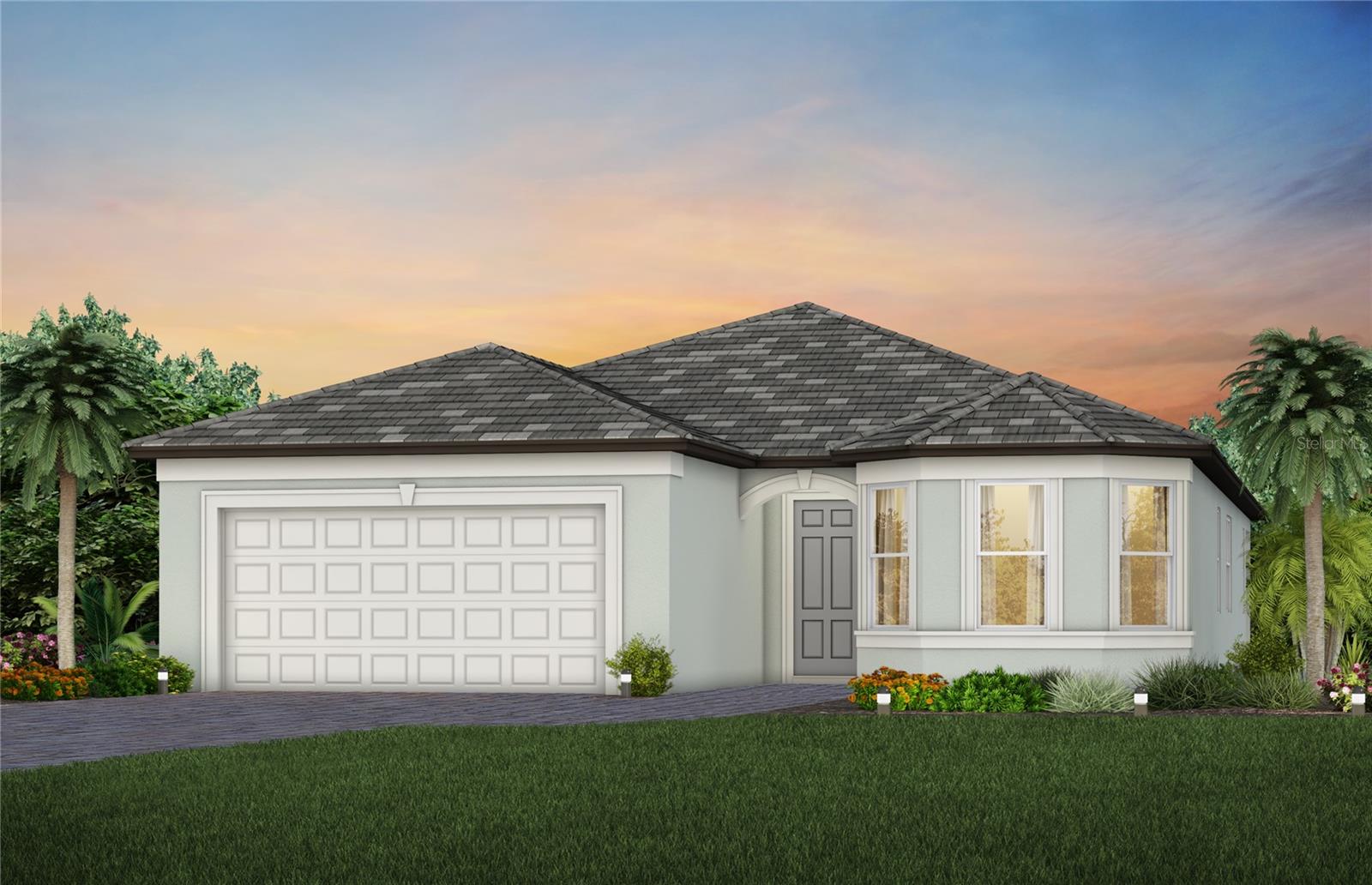 Under Construction. Pulte Homes is now selling new construction home at Longmeadow at North River Ranch, ideally located in Parrish, FL. Enjoy endless amenities including a clubhouse, resort-style pool, beautiful walking trails, and a fitness center. Plus, relish in the ease of reaching Downtown Tampa, St. Petersburg, and Sarasota.
Featuring the popular Mystique floor plan with an open-concept home design, this home has all the upgraded finishes you've been looking for. The designer, gourmet kitchen showcases a center island and a large, stainless steel, single-bowl sink, stylish cabinets and 3cm quartz countertops with a 3”x 12” tiled backsplash, a spacious pantry, and Whirlpool stainless steel appliances including a range, microwave, dishwasher, and refrigerator.
The bathrooms have matching cabinets and quartz countertops, dual sinks in the Owner's bath and walk-in shower. There is luxury vinyl plank flooring in the main living areas, 18”x18” tile in the baths and laundry room and stain resistant carpet in the bedrooms.
This home makes great use of space with a 3rd bedroom, convenient laundry with Whirlpool washer and dryer, extended gathering room, a 2-car garage and covered lanai.
Additional upgrades and features include glass insert at front door, faux wood blinds throughout home, floor outlet, LED downlights in the gathering room, and a Smart Home technology package with a video doorbell.
Enjoy peace of mind with Pulte’s transferable, 10-year Limited Structural Warranty that covers materials and workmanship in the 1st year, workability of plumbing, electrical, HVAC, and other mechanical systems through the 2nd year, various types of water infiltration and internal leaks through the 5th year, and the structural integrity of the home through the 10th year. Plus, we’re currently offering limited-time incentives and below-market rates!