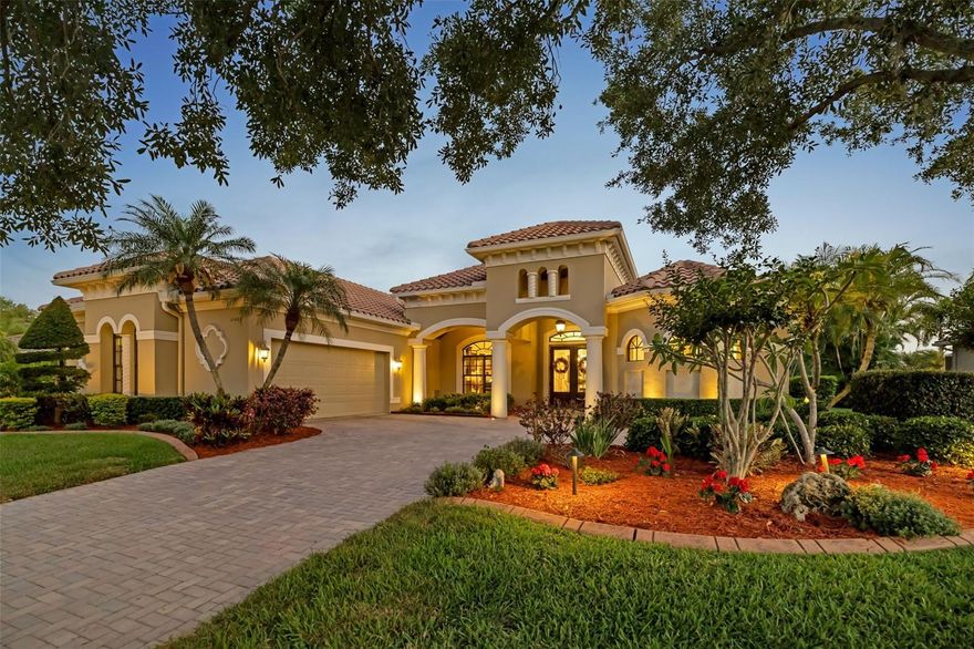 Savannah Lakes at River Wilderness presents an exceptional opportunity for homebuyers seeking a secure, gated community in Parrish, Florida. This south-facing property delivers modern energy efficiency with newly installed 2024 solar panels that significantly reduce monthly electricity costs. Climate control infrastructure updates include a recently replaced HVAC system and fully sanitized air ducts. Inside the split-floorplan layout, double front doors lead to functional living spaces featuring custom closets, a custom walk-in pantry, and a remodeled guest bathroom with a modern walk-in shower. The central kitchen accommodates large gatherings and flows into the outdoor living area via corner pocket sliding glass doors. This architectural design blends indoor spaces with a covered lanai and fully equipped outdoor kitchen, perfect for enjoying the Florida climate. Outside, the home's curb appeal features a paver driveway, nighttime exterior lighting, and a side-load garage equipped with a dedicated golf cart extension (separate entry door) that creates plenty of extra storage. As a private enclave within the River Wilderness gated development, Savannah Lakes offers large lots and rural tranquility at a lower cost than nearby Lakewood Ranch real estate. The community provides easy access to local Parrish parks, grocery stores, dining, and home improvement retailers. Residents also benefit from proximity to Anna Maria Island beaches and straightforward commuter routes to St. Petersburg, Tampa, Sarasota, and Bradenton.  Do yourself a favor and come check out what this home in Savannah Lakes at River Wilderness and checkout the value this presents!