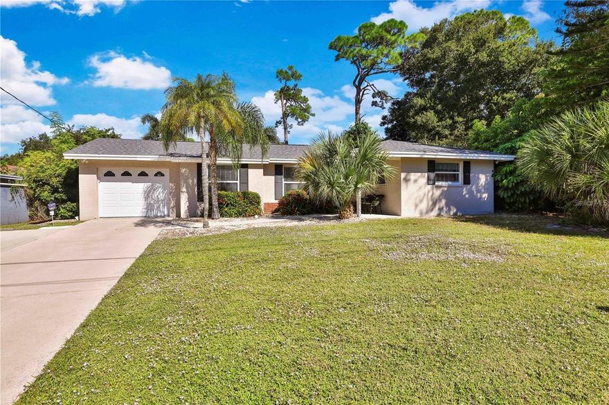Annual unfurnished 2 bedroom, 2 bath home available for rent. Located in the historic Indian Beach-Sapphire Shores area, nestled between the beautiful aqua waters of Sarasota Bay and the Gulf of Mexico, this home is just two blocks away from three community bayfront parks, a haven for relaxing, walking, and catching the famous Sarasota Bay sunsets. The nearly 1,300 square feet of living space offers a large living area and an amazing view through the oversized lanai to the backyard. The spacious master suite features a private seating area and plenty of storage space. The ensuite bathroom boasts a large vanity, modern sinks, a large mirror, and a beautifully tiled walk-in shower. The guest bedroom also is spacious and features a private sitting area. Outdoors you will find a covered Lanai with French doors provides, a beautiful space to entertain and seamless access from the house to the patio area for year-round, vacation style, indoor-outdoor living. Enjoy smores and campfire stories around the firepit in the massive fully fenced-in backyard. First and security due and a $35.00 monthly resident benefit fee will be applied. Dogs okay, monthly fee will apply.