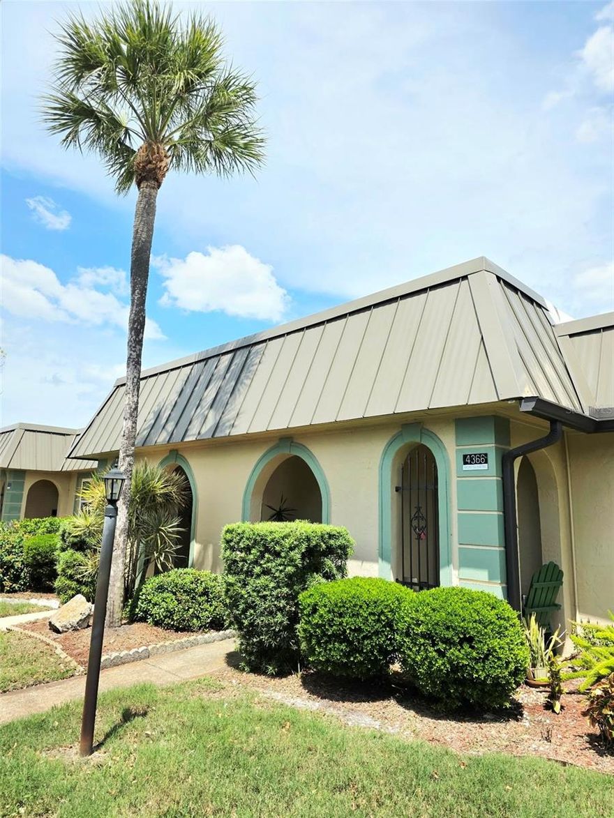 Experience the ultimate Florida lifestyle in this wonderfully renovated, move-in-ready 2-bedroom, 1-bathroom condo located in the heart of the gated 55+ community, The Gardens of Beacon Square. Every detail has been addressed, featuring a modern kitchen with brand-new cabinets and appliances, fresh interior paint, and 3 year old water heater. The interior shines with a sophisticated mix of luxury vinyl, tile flooring in the kitchen and bath, and plush new carpeting in the primary bedroom.
This unit is perfectly situated to offer breathtaking natural beauty from dawn to dusk. Backing up to a fantastic water view, you can enjoy serene sunrises from your rear patio under the shade of a mature bottlebrush tree, or catch glowing sunsets from your front porch and kitchen window. Practicality meets comfort with assigned covered parking just steps from your door.
Living here feels like a year-round vacation. The manicured community offers a sparkling pool, shuffleboard, and a social center with a library and full event calendar. The low-maintenance lifestyle is enhanced by a monthly fee of $686 that covers water, sewer, trash, cable, internet, exterior maintenance, the pool and amenity center, and insurance. Located just minutes from the vibrant dining, theaters, and waterfront parks of downtown New Port Richey, and a short drive to Gulf beaches, this turn-key coastal retreat puts you in the center of it all! Hop on the expressway, you'll find yourself at international airports, world renown amusement parks, concerts and sporting event arenas. Too many options to list! Hurry up while this opportunity priced to sell is available!