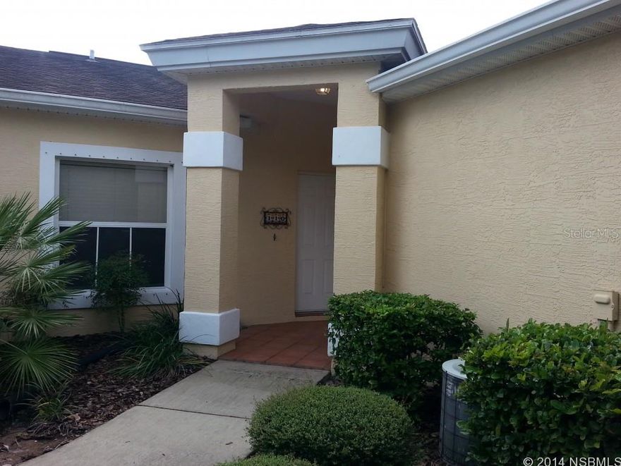 What a view! This rare home offers amazing water views and golf course views of the 10th hole. HOA fees are some of the lowest around at $159 per month and include the insurance and upkeep of the home. Talk about no maintenance living. If you are looking for a peaceful setting with no outside upkeep then this is it. Offered below what the market demands. This home is priced to sell, has tiled and screened Florida room, tiled outside entry area by the front door, repainted the entire condo including the garage, tiled second bathroom tub/shower, with a "jetted" tub, newer dishwasher, stove, and refrigerator with upgraded appliances, comes with washer and dryer, the water heater and dryer are natural gas for low energy bills, added shelving in all closets and garage located on a private circle. All information in the description and MLS are intended to be accurate but not guaranteed. ;Water: City