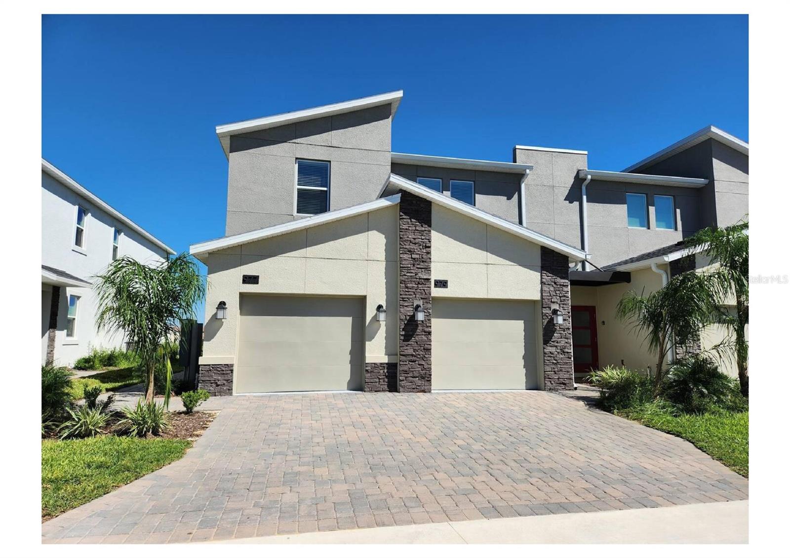 Champions Gate Condo – Your Perfect Vacation Escape! Step into this beautiful 3-bedroom, 2-bath condo, complete with a fun-filled game room in the garage, designed for both relaxation and entertainment. Stylishly furnished, this home is ideal for creating unforgettable moments with family and friends. The modern kitchen boasts sleek granite counters and stainless-steel appliances, opening up to a spacious layout perfect for gatherings. Each bedroom offers comfort and charm, while the master suite delivers a resort-like retreat with dual sinks, a walk-in shower, and a soaking tub for pure relaxation. Conveniently located just minutes from Walt Disney World, the Omni Resort, International Drive, and I-4, you’ll enjoy quick access to world-class attractions, dining, and shopping. Whether you’re looking for a serene getaway or a high-demand vacation rental, this Champions Gate condo is an exceptional opportunity!