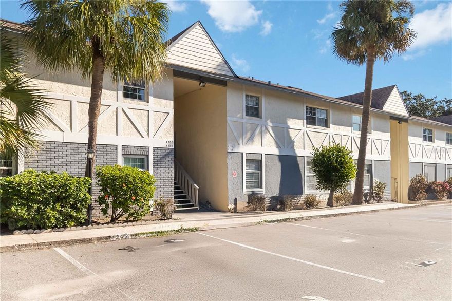 Welcome to this beautifully maintained second-floor condo located in the desirable Heather Hall community. This spacious 2-bedroom, 2-bath home offers comfortable living with serene views overlooking the community amenities center—perfect for relaxing mornings or evening unwinding on your enclosed, balcony-style porch. Step inside to a generous living area filled with natural light, flowing into a dedicated dining space with durable vinyl flooring and convenient access to the inside utility area—washer and dryer included! The cozy kitchen features a peninsula-style breakfast bar, ample cabinet storage, and plenty of counter space for all your culinary needs. Both bedrooms are generously sized with large closets, offering plenty of room to unwind. The primary suite includes a private bath with a shower/tub combo, while the second full bath—also with a shower/tub combo—provides flexibility for guests or family. Storage is no issue with two linen closets, and the thoughtful layout ensures comfort and functionality throughout. The rear balcony-style porch is spacious, and offers a large storage closet for additional convenience! This community is truly a delight! Enjoy access to an abundance of amenities including a sparkling community pool, clubhouse, tennis courts, shuffleboard courts, and walking trails. There's even a large grassy courtyard perfect for relaxing strolls or walking your pups. Outdoor enthusiasts will appreciate that the property sits along the Florida National Scenic Trail—a 1,500-mile federally designated trail showcasing Florida’s breathtaking natural beauty. This condo is in an unbeatable location: Situated with quick access to the Florida Turnpike, you'll enjoy easy commutes and proximity to top shopping centers, dining options, medical facilities, schools, and even local law enforcement offices for peace of mind. The community also offers special parking for medium-sized commercial vehicles—ideal for small business owners or those with work vehicles. Whether you're looking for a primary residence, vacation getaway, or investment opportunity, this condo checks all the boxes. Schedule your showing today!