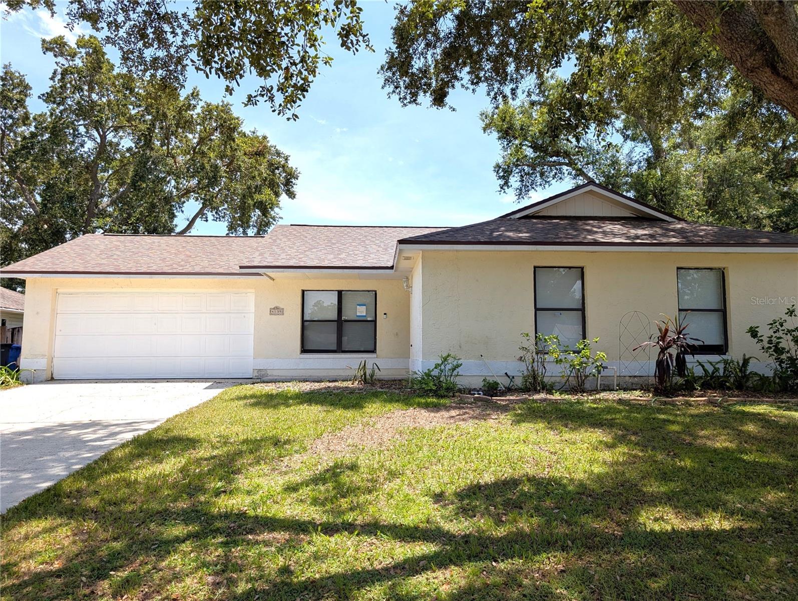 Welcome to this move-in ready 3-bedroom, 2-bathroom home offering 1,250 sq ft of comfortable living space! Enjoy major upgrades including a new roof (2025), new water heater (2025), fresh interior paint, and new carpet in the living room and bedrooms. The kitchen features ample cabinetry and countertop space—ready for your favorite recipes! The smart layout includes spacious rooms, with a private en-suite and built-in closet in the primary bedroom. Sitting on a large, fully fenced backyard, there's plenty of space to relax, play, or entertain. Bonus: rear covered patio provides a place to sit and relax while sipping your favorite beverage! Located just minutes from shopping, dining, and easy commuter routes. Don’t miss your chance to own a great home in a wonderful neighborhood. Schedule your showing today!