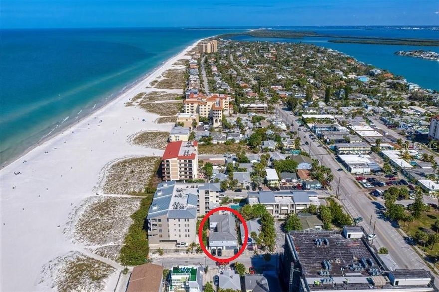 ***CALLING ALL INVESTORS - 10% CAP RATE***  BEACH/OCEAN VIEWS!!!  TURN-KEY, 8-UNIT FULLY FURNISHED SHORT TERM RENTALS - JUST 10 STEPS FROM THE WHITE SANDS & CRYSTAL CLEAR WATERS OF CLEARWATER BEACH!!!  Welcome to an incredible investment opportunity in the heart of Clearwater Beach. This fully furnished, turn-key, 8-unit short-term rental property boasts breathtaking beach and ocean views. With its prime location, recent renovations, high occupancy rates, and potential revenue, this property is a dream investment for savvy investors.  This two-story building houses 8 fully remodeled units, each thoughtfully designed and meticulously furnished. The interiors have been updated with new appliances, quartz counter-tops, luxury vinyl plank flooring, fresh paint, modern showers/tubs, plumbing, and the list goes on. The fully stocked kitchens make it effortless for guests to feel at home during their stay. Additionally, there are storage areas, common area washers and dryers, and an elevated courtyard with a grill and lounge chairs for guests' enjoyment.  Strategically located, this property offers guests the convenience of being a stroll away from a variety of restaurants, bars, shops, the marina, and popular tourist spots like Pier 60. Guests can enjoy leisurely walks to nearby beachfront restaurants and the white sands and crystal-clear waters of Clearwater Beach, making their stay truly unforgettable.  This property boasts consistently high occupancy rates exceeding 90% since its conversion to short-term rentals. The market demand for upscale accommodations in this desirable location ensures a steady stream of guests seeking a luxurious beachfront getaway. The projected gross revenue for the upcoming year is anticipated to exceed $650,000, further highlighting the incredible revenue potential of this investment.  Adding to its appeal, the property is zoned as "T - Tourist," allowing for nightly rentals, maximizing its income-generating potential. This unique zoning enables owners to fully capitalize on the popularity of Clearwater Beach as a top vacation destination.  Don't miss out on this remarkable investment opportunity. Whether you are an experienced investor looking to expand your portfolio or a first-time investor seeking a turn-key income property, this beachfront 8-unit short-term rental property is an exceptional choice. Get ready to embark on a lucrative investment journey in Clearwater Beach!