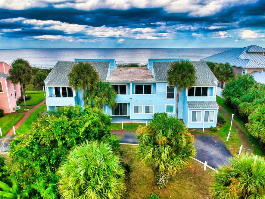 Beautiful SAINT AUGUSTINE beach retreat! Wake to the sound of waves and enjoy your morning coffee on one of your two private balconies as you plan your day in sunny Florida. This home offers the good life in the desirable gated community of Quail Hollow. Enjoy lounging by the community pool or take the private beach walkover for a dip in the Atlantic Ocean or a little shell searching. This turn-key ready, fully furnished, 2 bed/ 2 bath condo offers attractive features such as Stainless Steel Appliances, Vaulted Ceilings, Granite Countertops and lots of natural light. After a day at the beach, time for a little night life. Historic Downtown Saint Augustine is less than 10 miles away and offers unique dining experiences, festivals, art galleries and year round entertainment. This amazing condo can be used as your own primary beach home, vacation getaway or investment rental opportunity. ;LocationDescription: Condo ;Water: City