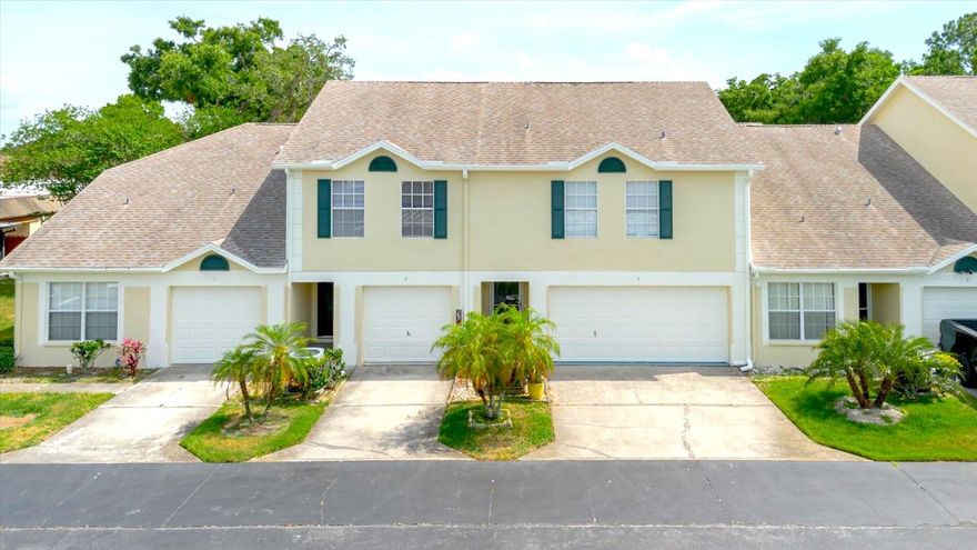 Welcome to this beautifully updated 3 Bedrooms, 2 Bathrooms, Townhome - offering a prime Palm Harbor location with VERY low-cost maintenance free living! As you enter, you'll notice the open and airy floor plan with Cathedral Ceilings and Modern Upgrades throughout. Renovation includes new Luxury Vinyl Waterproof Flooring throughout, New Gourmet Kitchen with Stainless Steel Appliances, French Door Refrigerator, Quartz Countertops and Floating Oak shelves creating a beautiful display for all your goodies. The first floor features the Primary Bedroom with an En Suite Bathroom, Walk in Custom Closet, new Lighting and more. Step out your Sliding Glass doors & relax in your Screened-in, Tile Patio or on your extensive outdoor sitting area and private backyard. The second floor offers two spacious additional Bedrooms and a secondary Bathroom. Other updates include brand NEW Bathroom Vanities, Bathroom Fixtures, Ceiling Fans, Interior and Exterior Paint, Window Treatments and more! There's plenty of storage in your huge 2 Car Garage with dedicated laundry space and an Overhead Garage Storage Rack. Green Valley is only minutes to Downtown Palm Harbor, Shopping, Restaurants, Parks, Top-rated Schools and award winning Honeymoon Island. The Low HOA is only $195 a month and includes access to the community pool and clubhouse, Lawn Care, Exterior Maintenance, Escrow reserves and Trash. It doesn’t get any better than this! If you’re looking for a comfortable, clean and stylish 3 bedroom Townhome with a Two Car Garage in Palm Harbor - this is the one!! See it today!