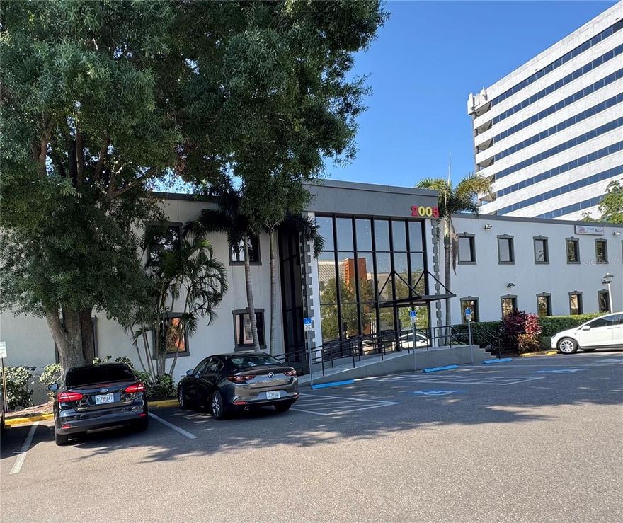 Sublease available for suite 270. This building boasts the best parking ratio in the Westshore area at 8 spaces per 1,000 square feet. The lease is full-service, including utilities, with a minimum lease term of 4 Months at a rate of $22.50 per square foot.

First Floor:
- Suite 110: Flexible space ranging from 4,000 to 8,600 sq. ft., which can be subdivided into two units of 4,000 sq. ft. and 4,405 sq. ft., with or without kitchen facilities. 
- West Side:  Features 7 offices, a conference room, a waiting area, and restrooms.
- East Side: Comprises 11-12 offices along with a spacious open area.

Second Floor:
- Suite 250: Offers 3,346 sq. ft. and includes a soundproof room—perfect for podcasters or radio stations. The suite consists of a waiting area, break room, 4-7 offices, and some open space. This area can be split as well.

- Suite 270: Encompasses 1,409 sq. ft. and features a greeting area, conference room or waiting room, and 4-5 office spaces, with two access doors.