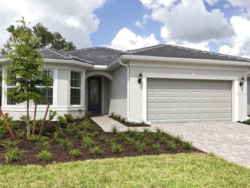 Beautiful home in BeachWalk by Manasota Key. A generous lot with picturesque preserves in the rear and a tranquil lake with an unobstructed view right across the street make this residence perfectly placed, and it is situated 2.5 miles from Manasota Beach. The open floor plan seamlessly connects the living, dining, and kitchen areas. The house features tiled flooring throughout. You’ll find upgrades in the living area, such as floor outlets, coffered ceilings, flat panel TV prep, and LED-down lights. The kitchen is any chef’s dream with 5-burner gas cooking, overhead exhaust, a beautiful island with end cabinets with outlets, a composite sink, and gleaming granite countertops with glass backsplash. There are new upgrades added to the interior of the house such as plantation shutters in the main bedroom, wooden blinds on some windows, a 60" fan in the living room, 2 new ceiling fans on the extended lanai, a beautiful beaded chandelier in the dining room, Storm Smart hurricane shutters for the lanai, and a 30 amp generator inlet and switch installed in the garage.


There are two spacious bedrooms with walk-in closets and a bonus flex room. An ensuite bathroom in the primary bedroom with dual sinks, a glass shower, and a private water closet. A full bath with a tub/shower combination is located by the 2nd bedroom.


There is a 90-degree door that opens up to the lanai, effortlessly blending indoor and outdoor living spaces. This unique feature allows you to enjoy the balmy Florida weather and provides a perfect setting for entertaining guests. Many upgrades to the lanai as well. The laundry room has an upgrade with cabinets over the washer and dryer, and lower cabinets on the opposite wall with a sink.  This house has TECO PEOPLE'S GAS. 


Beach Walk by Manasota Key is not just a neighborhood; it's a lifestyle. Residents here enjoy an array of exceptional amenities. Take a refreshing dip or swim laps in the beautiful saltwater pool and enjoy the hot tub. With 10 pickleball courts, 5 tennis courts, and 6 bocce ball courts, there's always an opportunity for friendly competition. Green thumbs will appreciate the dedicated space for gardening.


Included in this community are state-of-the-art fitness facilities and so much more. This home is very close to Manasota Beach and to historic downtown Venice. In addition, you will find the Atlanta Braves baseball field, where spring training is held, and a variety of fantastic restaurants at the new Downtown Wellen Park.