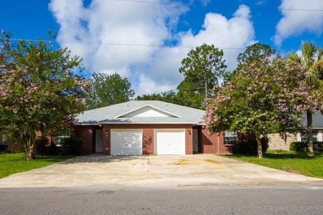 Exceptional double-income duplex located in the highly sought-after P Section of Palm Coast! This move-in-ready property includes both Units A and B, offering outstanding flexibility for investors, homeowners, or families seeking multi-family or multi-generation living arrangements. Each spacious unit features three bedrooms, two full bathrooms, and a one-car garage with additional off-street parking.
The open-concept kitchen and great room design create a bright, welcoming space ideal for everyday living and entertaining. Unit A has been completely renovated with modern laminate flooring, a stylish new kitchen, and elegantly tiled bathrooms, while Unit B is freshly painted and move-in ready.
Situated in a well-maintained community that combines single-family homes and duplexes, this duplex is conveniently close to schools, community centers, shopping, dining, and parks, providing easy access to all the amenities Palm Coast has to offer. Whether you’re looking to generate steady rental income by leasing one or both units, or planning to live alongside family members in a comfortable multi-family setting, this property presents an excellent opportunity for long-term investment and immediate cash flow. Don’t miss your chance to own this versatile and desirable duplex—schedule your private showing today!