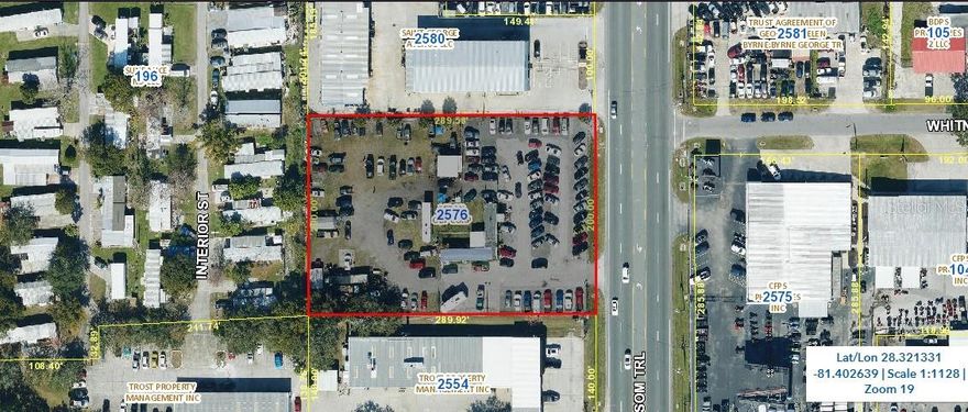 INCLUDES PROPERTY AND BUSINESS: Excellent investment opportunity! This established car dealership offers 200 feet of prime frontage on Orange Blossom Trail and sits on 1.33 acres (57,934.8 sq. ft.). Operating successfully since 2015, the dealership generates an average gross sales of $5,000,000 annually. With an experienced manager already in place, this is a turnkey opportunity for an investor or operator.