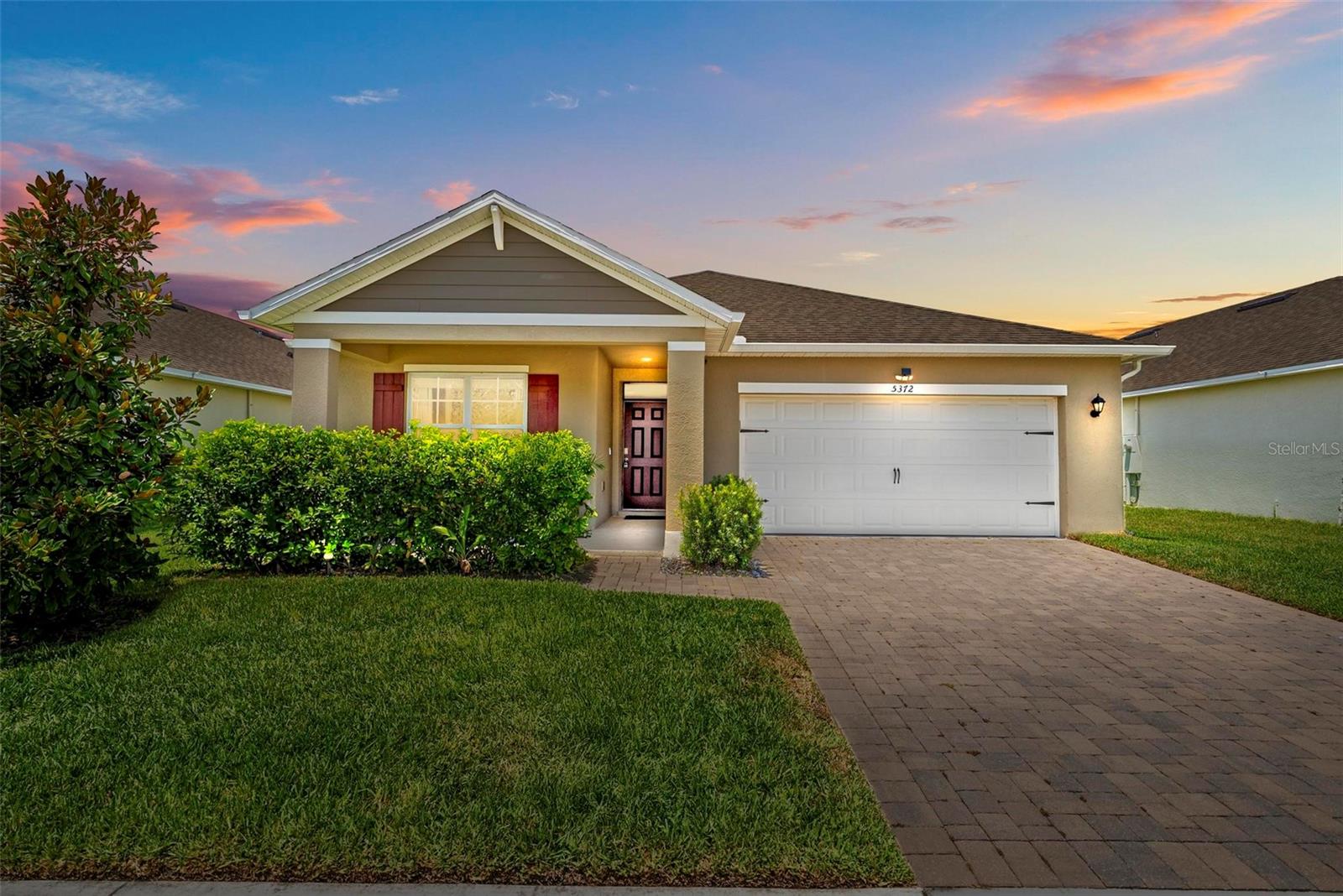Modern Smart Home with Designer Touches in Apopka!
Welcome to 5372 Palomino Place — a beautifully upgraded 3-bedroom, 2-bathroom smart home offering comfort, style, and convenience in one of Apopka’s most desirable neighborhoods. Built with durable concrete block construction and enhanced with smart home technology, this property is perfect for families, first-time buyers, or anyone seeking low-maintenance living with modern flair.
Step inside to an open-concept layout featuring a gourmet kitchen with 18” x 18” ceramic tile flooring, 36” custom cabinetry, granite countertops, stainless steel appliances, and a large center island—ideal for cooking, entertaining, or casual dining.
The spacious great room flows effortlessly to a covered lanai, leading to a fully fenced backyard—perfect for pets, play, or relaxing in your private outdoor space.
Enjoy the community’s resort-style amenities, including a sparkling swimming pool and green spaces where you can unwind and connect with nature.
Located just minutes from Publix, the Apopka Amphitheater, local parks, and sports courts, plus easy access to SR-429, Mount Dora, Winter Garden, and Orlando—this home combines peaceful living with unbeatable convenience.
Don’t miss your chance to own this move-in-ready gem—schedule your private showing today!